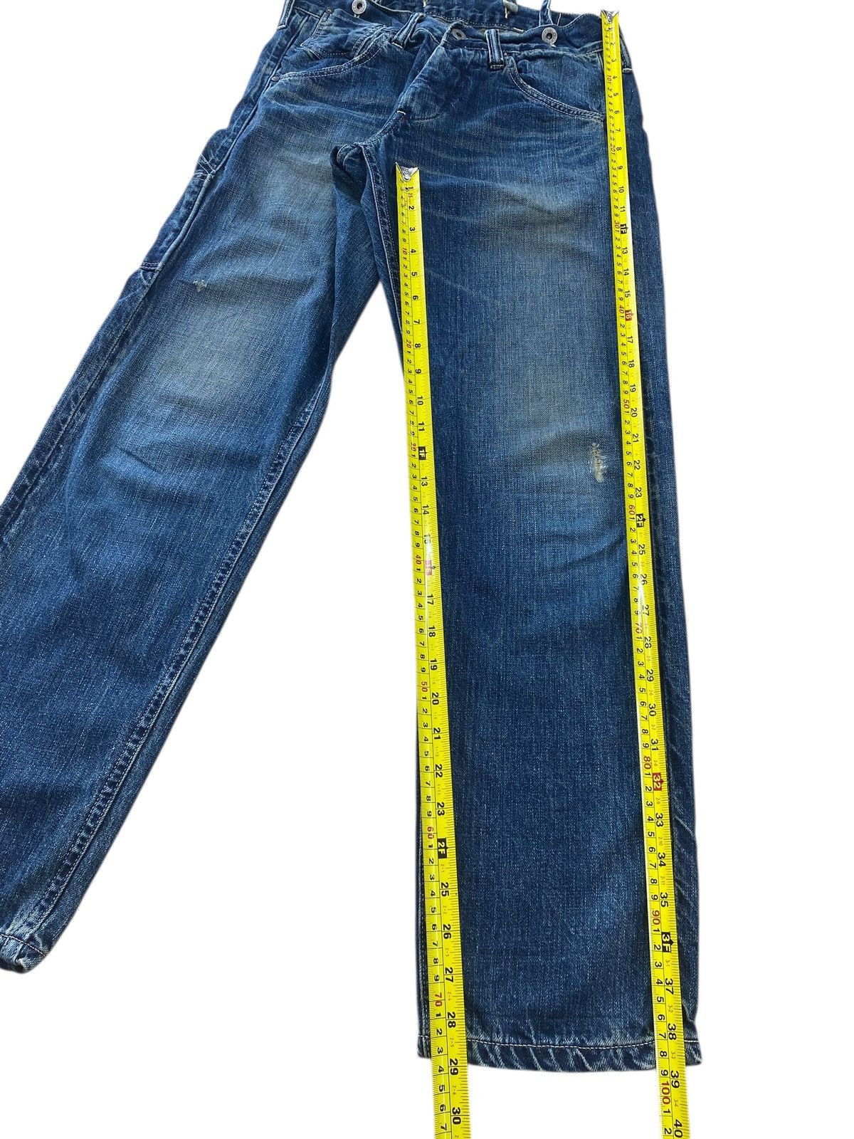 Johnbull Johnbull X Selvedge Suspenders Navy blue Skinny Jeans Size US 28 / EU 44 - 8 Thumbnail