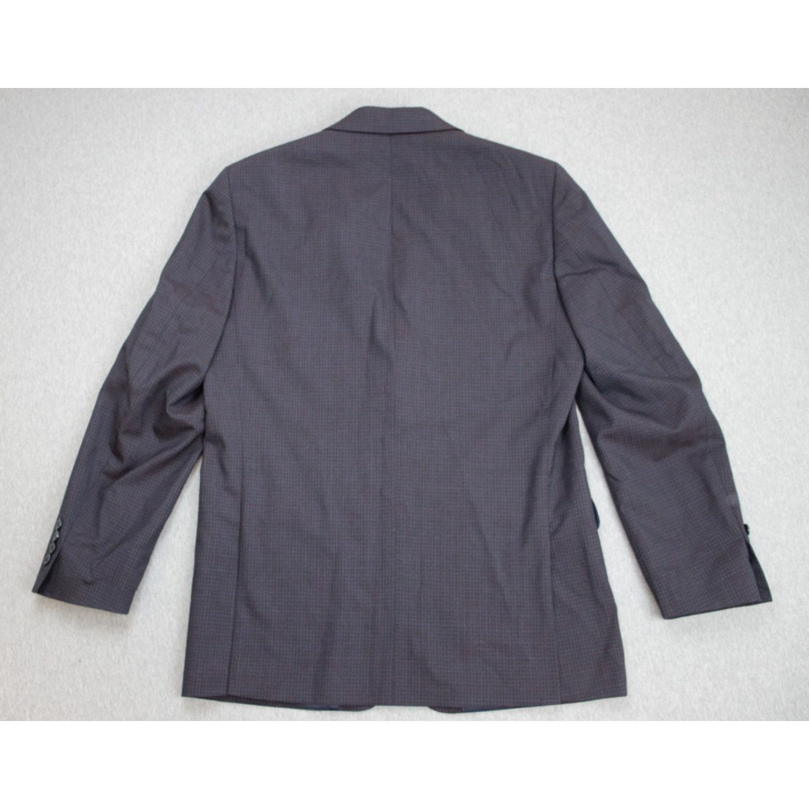 Calvin Klein Calvin Klein Blazer Mens Size 38R Check 100% Wool 2 Button Size 38R - 3 Thumbnail