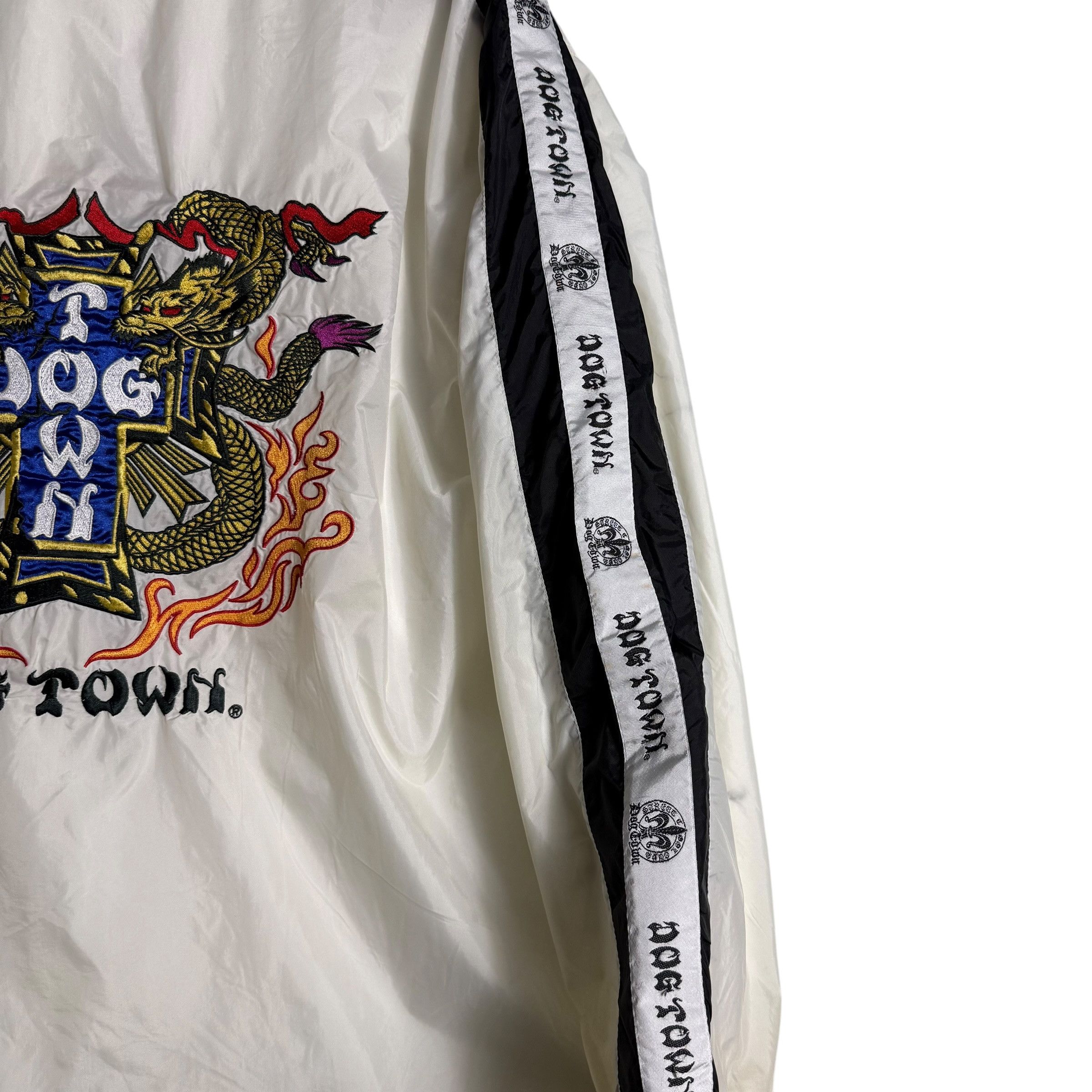 Dogtown 🔥RARE🔥Vintage Dogtown Side Tape Hoodie Jacket Size US XL / EU 56 / 4 - 3 Thumbnail