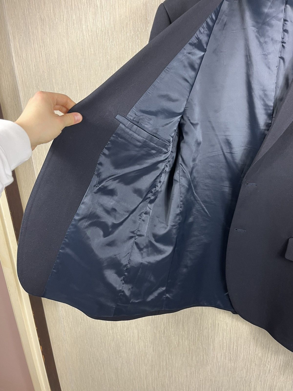 Designer × Les Deux Les Deux Copenhagen Como Blazer jacket navy luxury old money Size US XL / EU 56 / 4 - 12 Thumbnail