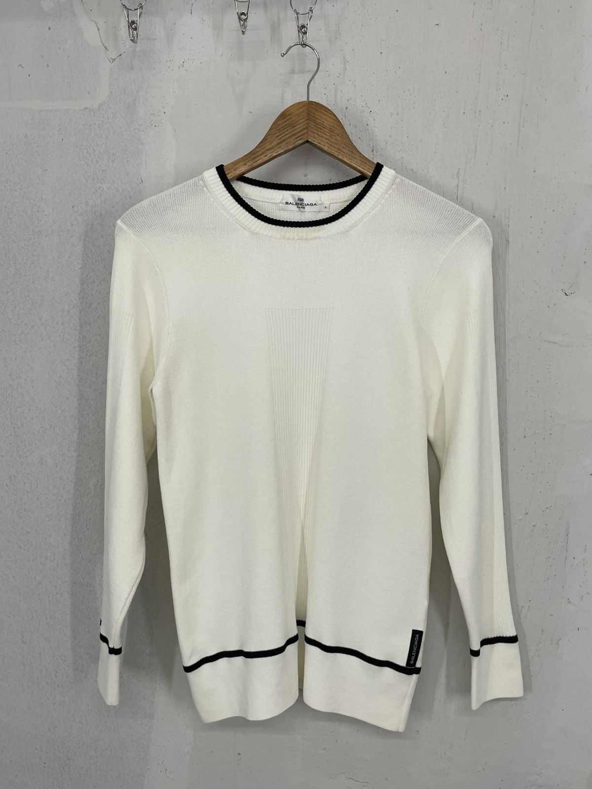 Very Rare Vintage Balenciaga Small Spellout Long Sleeve