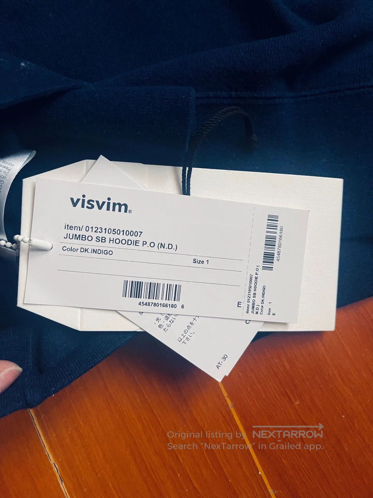 Visvim Blue Oversized Hoodie with Kangaroo Pocket. Size US S / EU 44-46 / 1 - 4 Thumbnail
