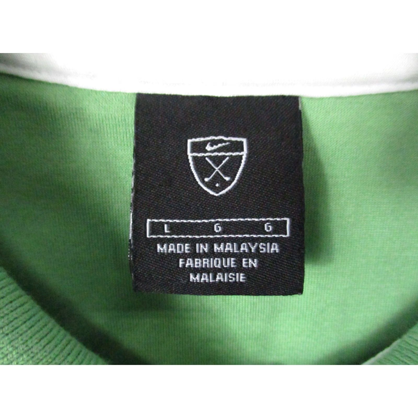 Nike Nike Golf Polo Shirt L Mens Dri-Fit Green Blue Stripe Short Sleeve Cotton Polyester Size US L / EU 52-54 / 3 - 4 Thumbnail