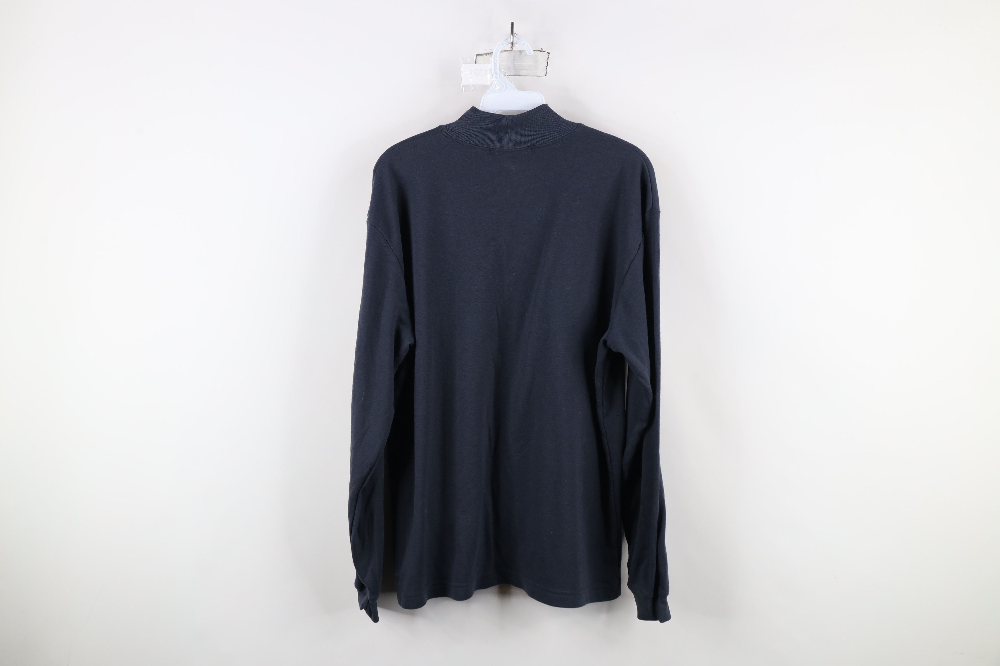 Reebok × Vintage Vintage 90s Reebok Mock Neck Long Sleeve T-Shirt Gray USA Size US XL / EU 56 / 4 - 9 Thumbnail