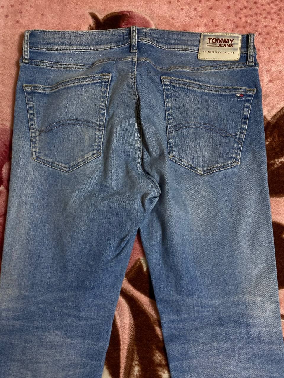 Tommy Hilfiger × Vintage Crazy Y2K Baggy Tommy Hilfiger Carpenter Jeans Grunge Skater Size US 33 - 13 Thumbnail