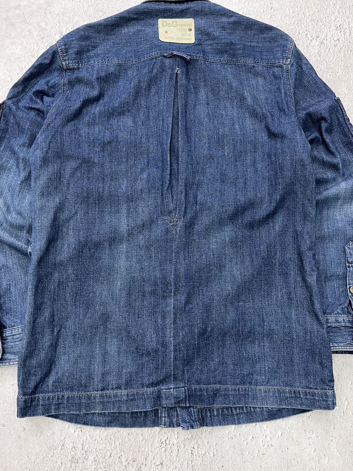 Dolce & Gabbana × Vintage Dolce & Gabbana Shirt denim with pockets Sleeve Shirt Size US L / EU 52-54 / 3 - 15 Thumbnail