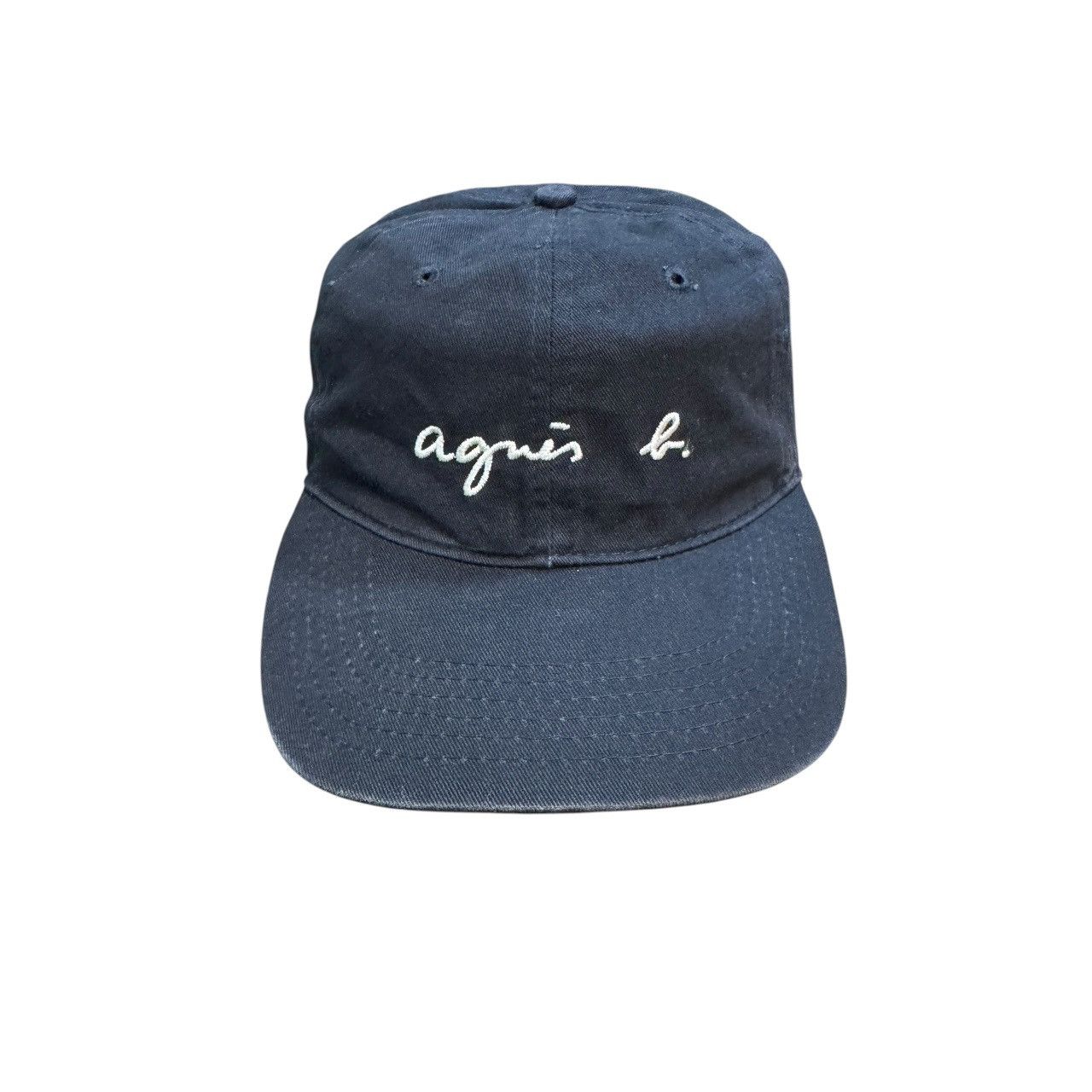 Designer × Vintage × agnes b. Vintage Agnes B. Embroidered Logo Adjustable Cap Size ONE SIZE - 4 Thumbnail