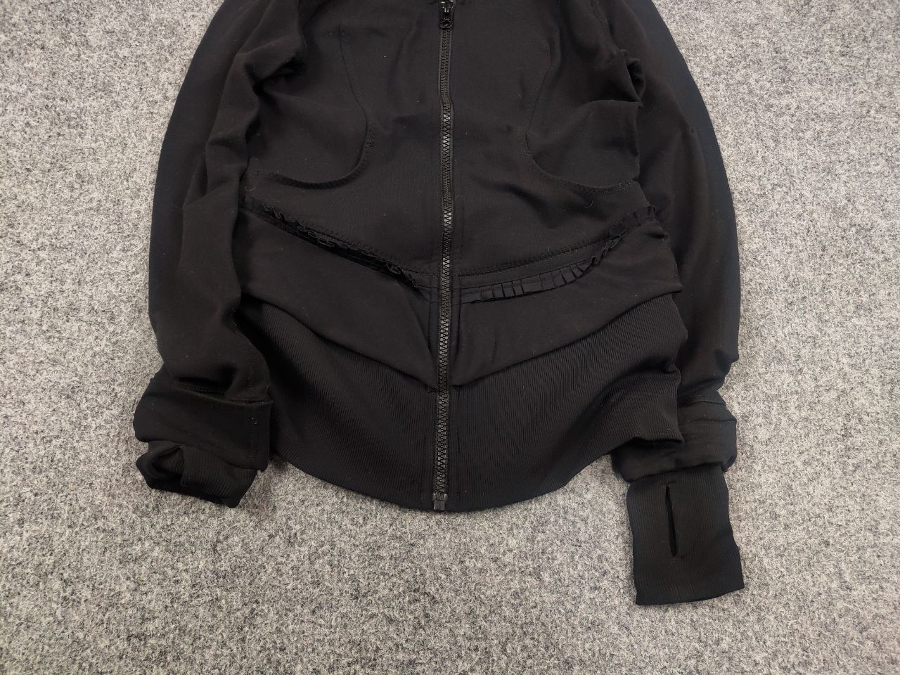 Lululemon Lululemon Stretch Black Braids High neck Zip Front Jacket Size M / US 6-8 / IT 42-44 - 6 Thumbnail