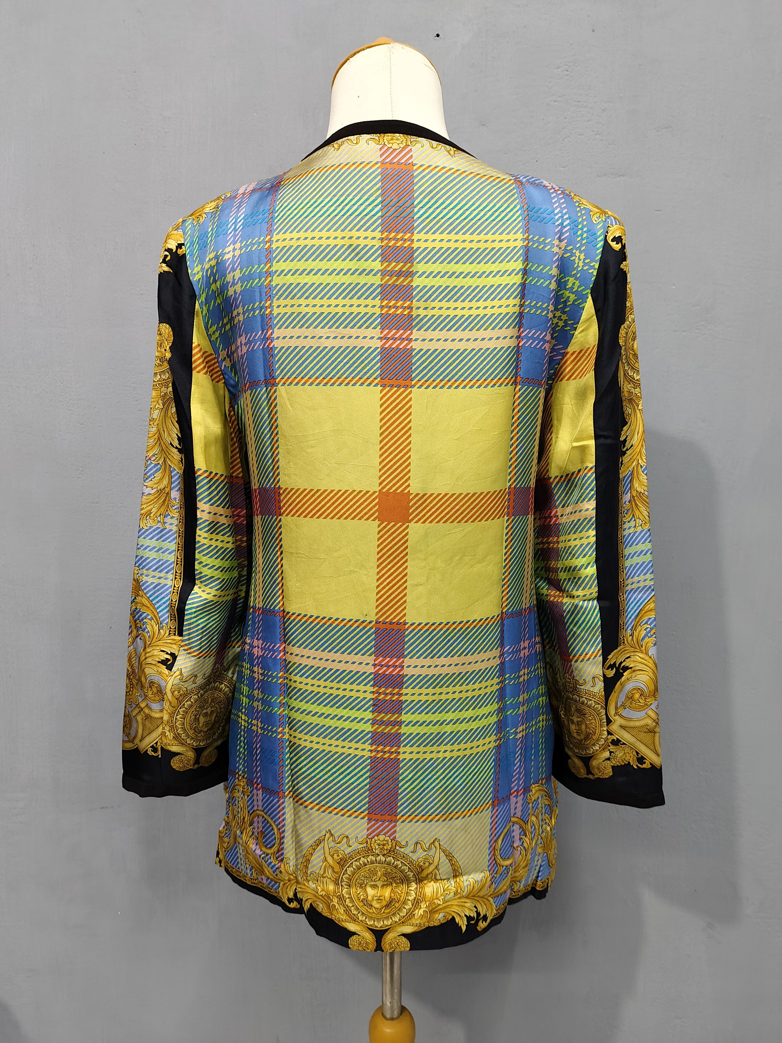 Versace ARCHIVE 📕80s Versatile by Gianni Versace Baroque Jacket Size L / US 10 / IT 46 - 7 Thumbnail