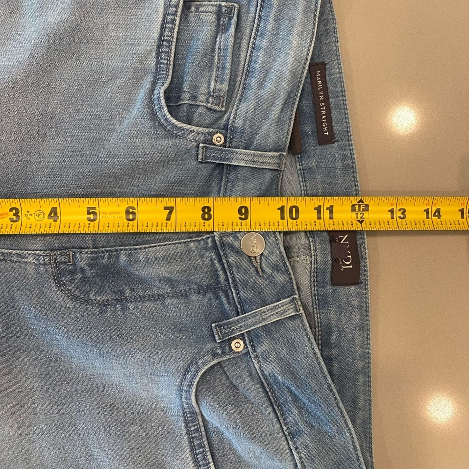 NYDJ NYDJ Marilyn Straight Lift Tuck Jeans - 4 Size 27" / US 4 / IT 40 - 10 Thumbnail