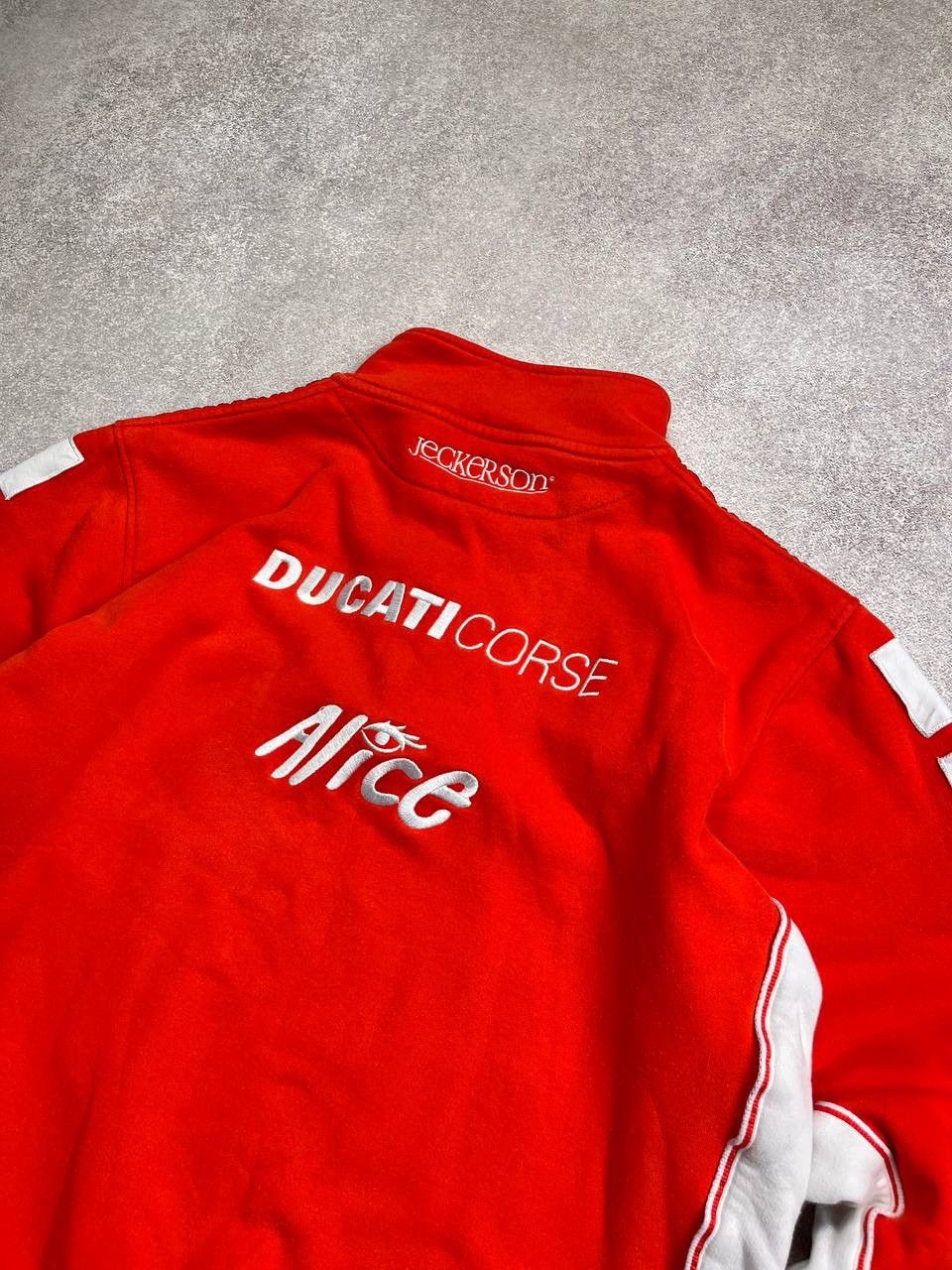 Ducati Vintage Ducati Corse Racing F-1 Quarter Zip Sweatshirt Y2K Size US XL / EU 56 / 4 - 5 Thumbnail