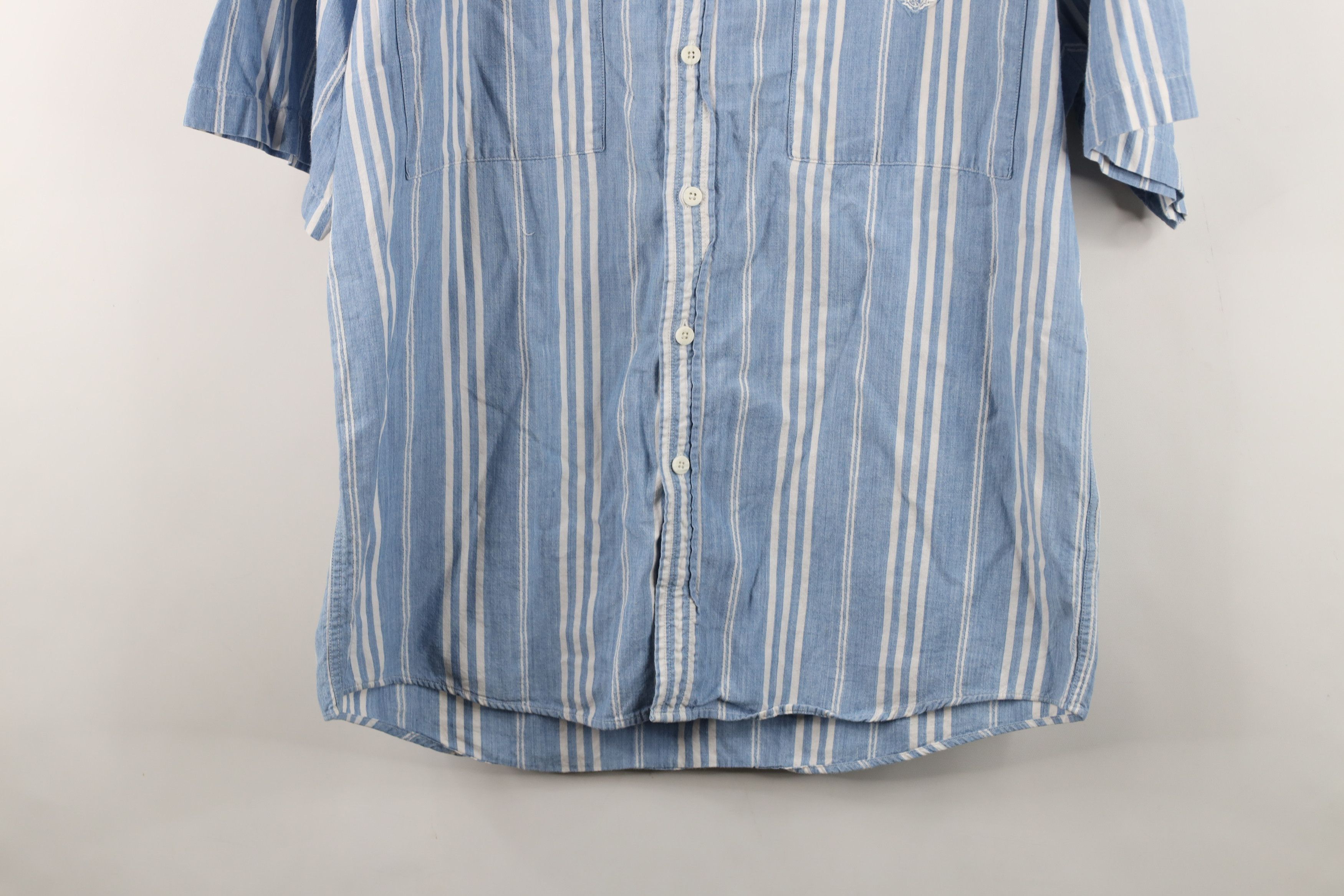 Vintage Vintage 90s Streetwear Baggy Short Sleeve Button Shirt Size US M / EU 48-50 / 2 - 3 Thumbnail
