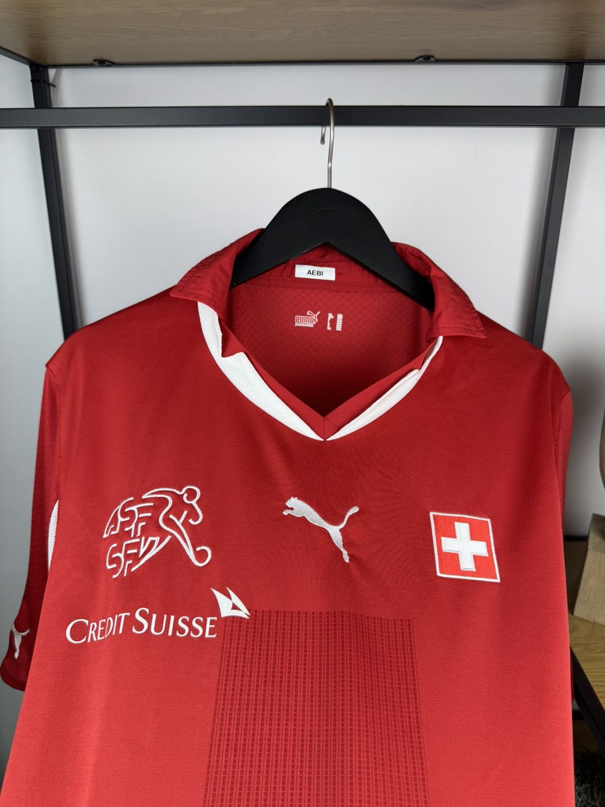 Puma × Vintage Puma Switzerland 2010/2011 home football soccer jersey Size US XXL / EU 58 / 5 - 2 Thumbnail