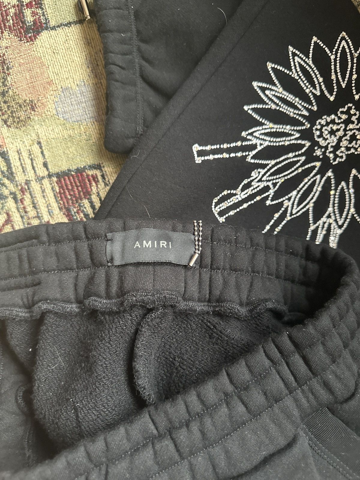 Amiri Amiri Crystal Stick Poke Sweatpatns Size US 33 - 6 Thumbnail