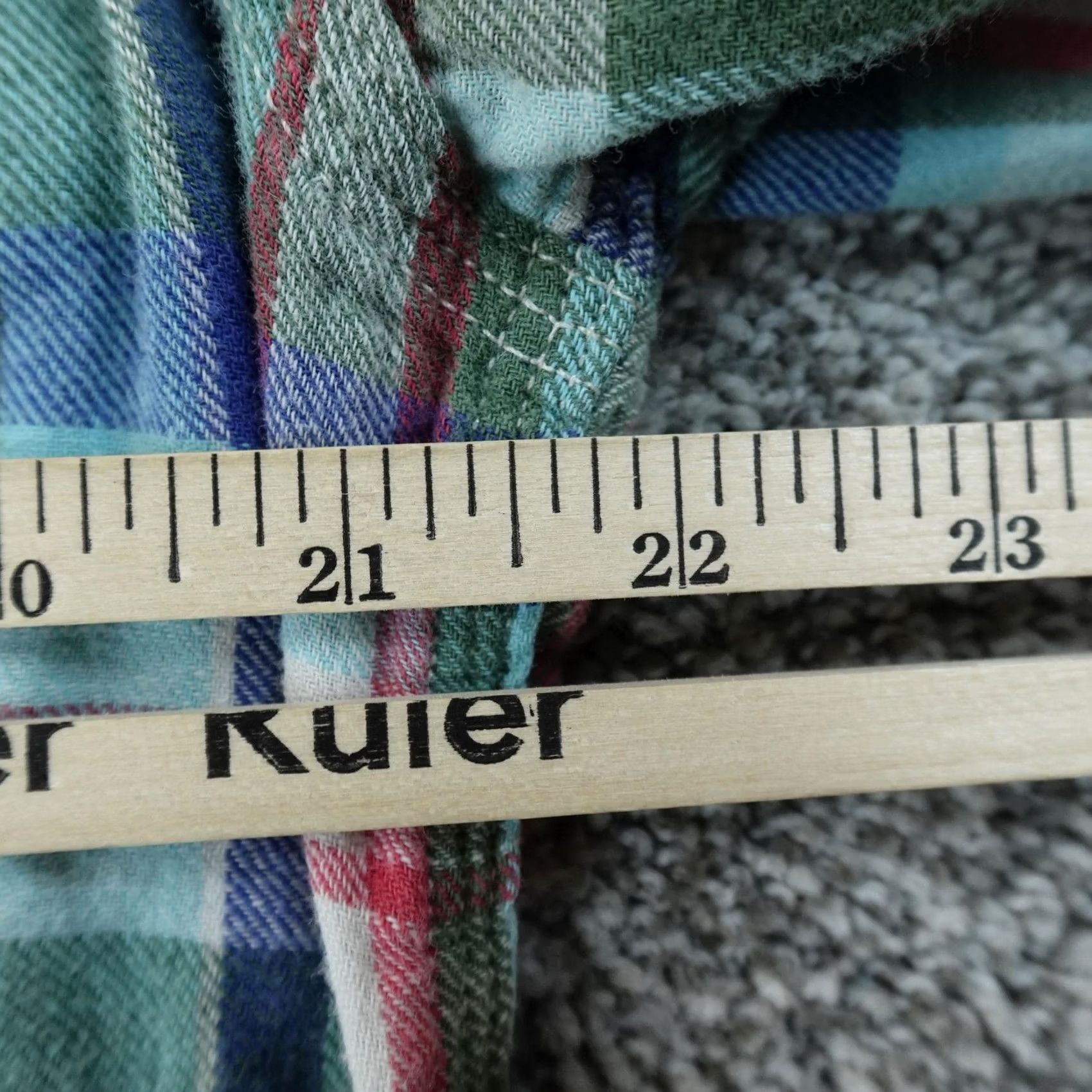 Gap Gap Shirt Mens L Green Plaid Linen Flannel Button Up Long Sleeve Casual Outdoor Size US L / EU 52-54 / 3 - 6 Thumbnail