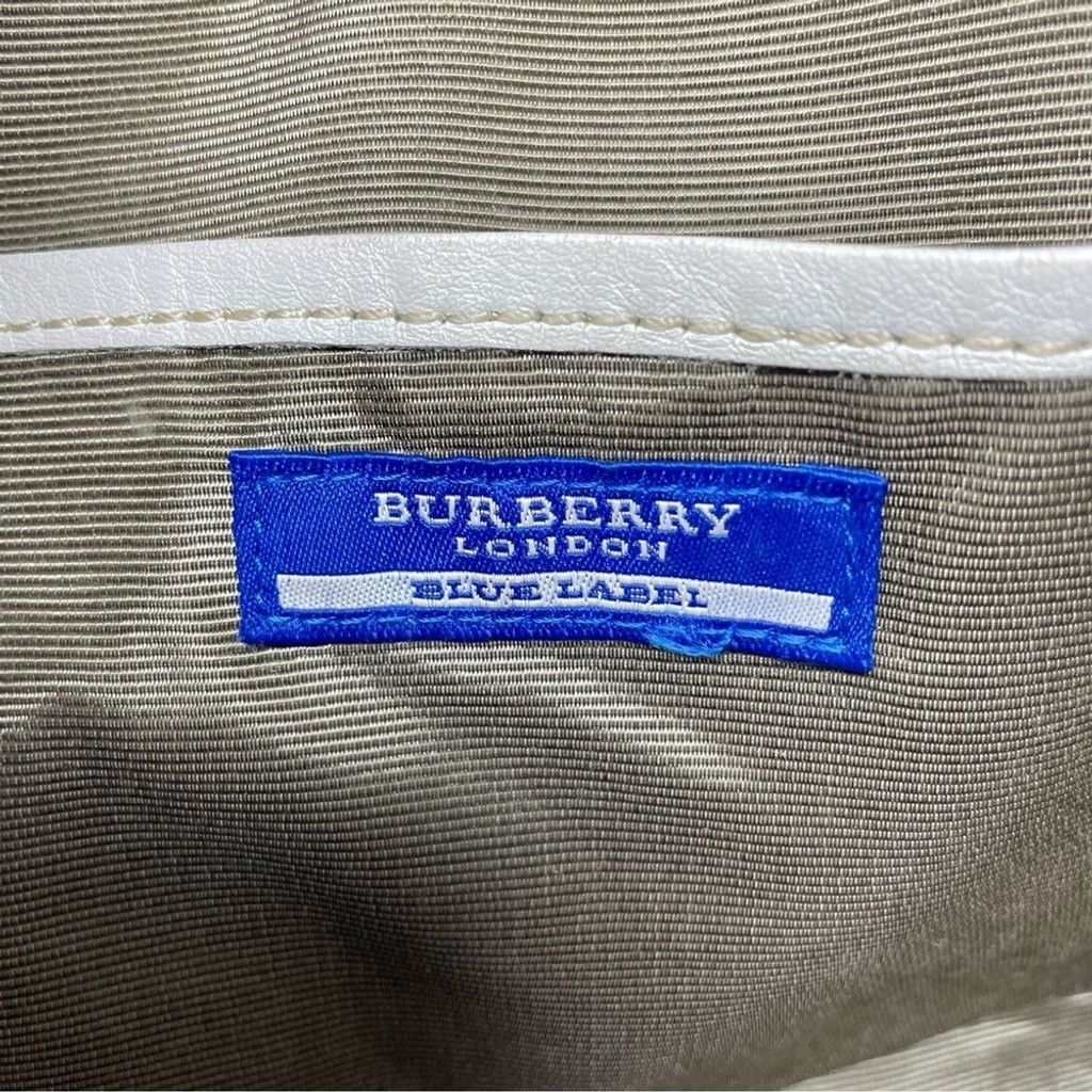 Burberry Burberry Blue Label Cream Plaid Satchel Shoulder Bag Size ONE SIZE - 13 Thumbnail