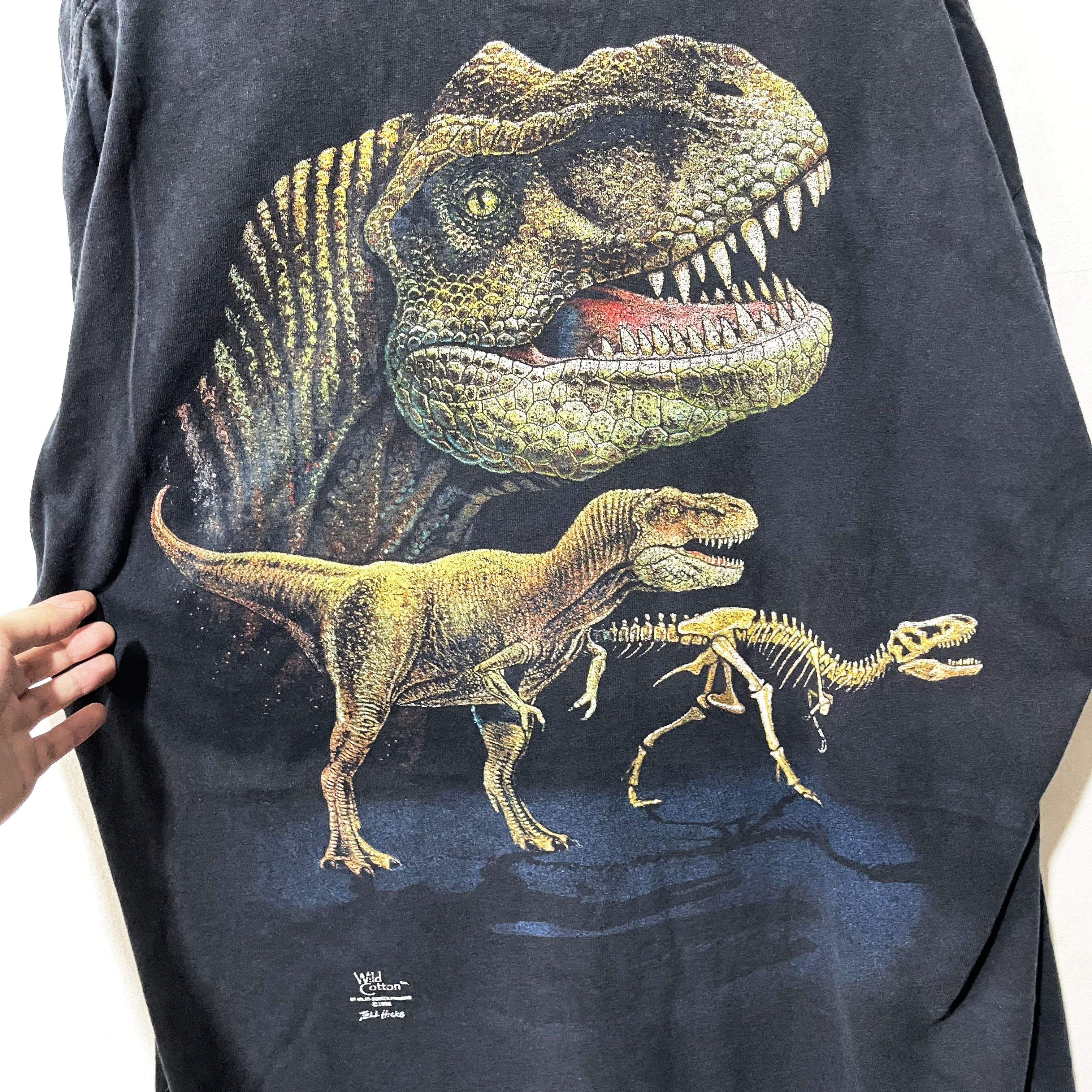 Arts & Science × Vintage Vintage 90s Tyrannosaurus Shirt Size US XL / EU 56 / 4 - 2 Thumbnail
