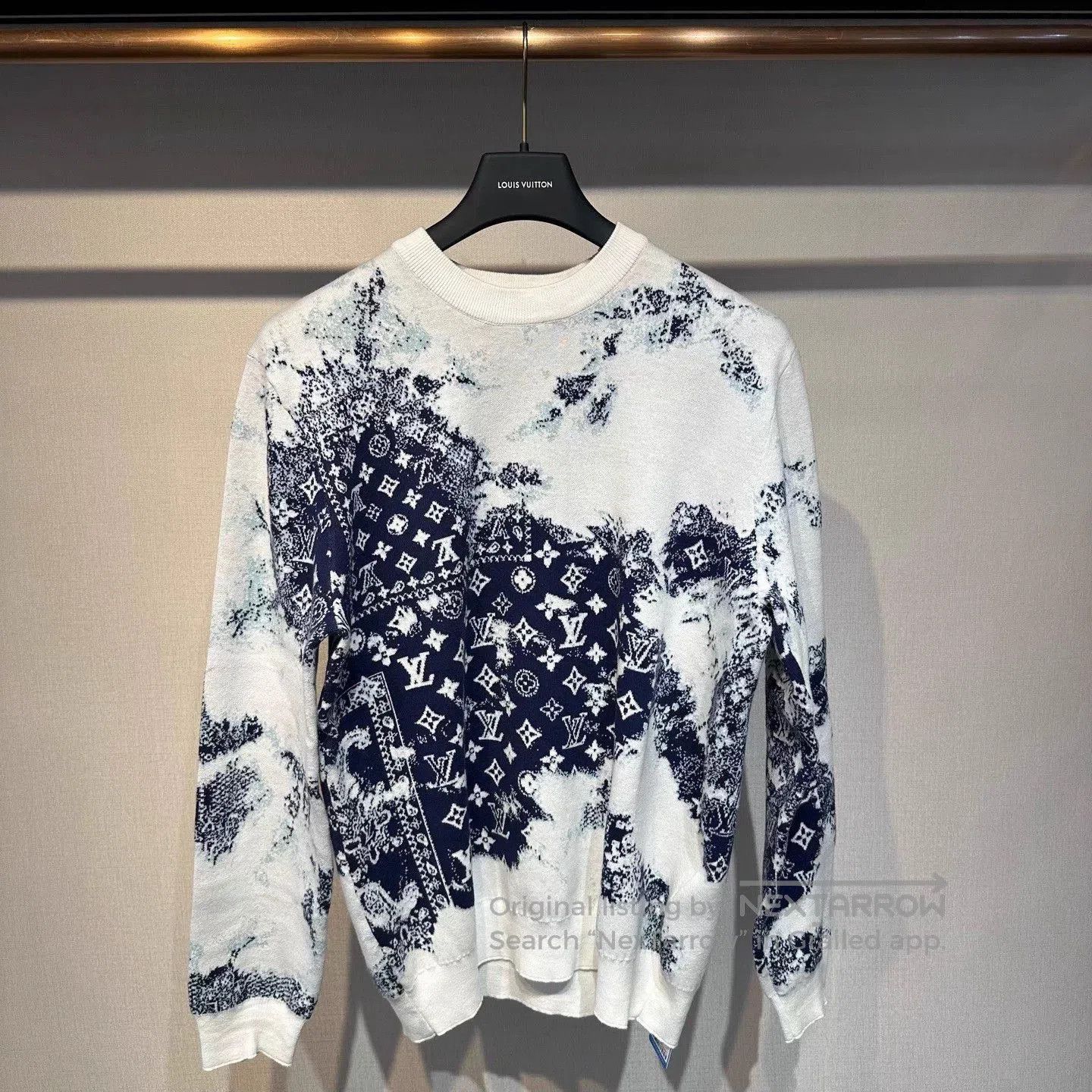 Louis Vuitton Multi Color Long Sleeve Printed Sweater. Size US L / EU 52-54 / 3 - 1 Thumbnail