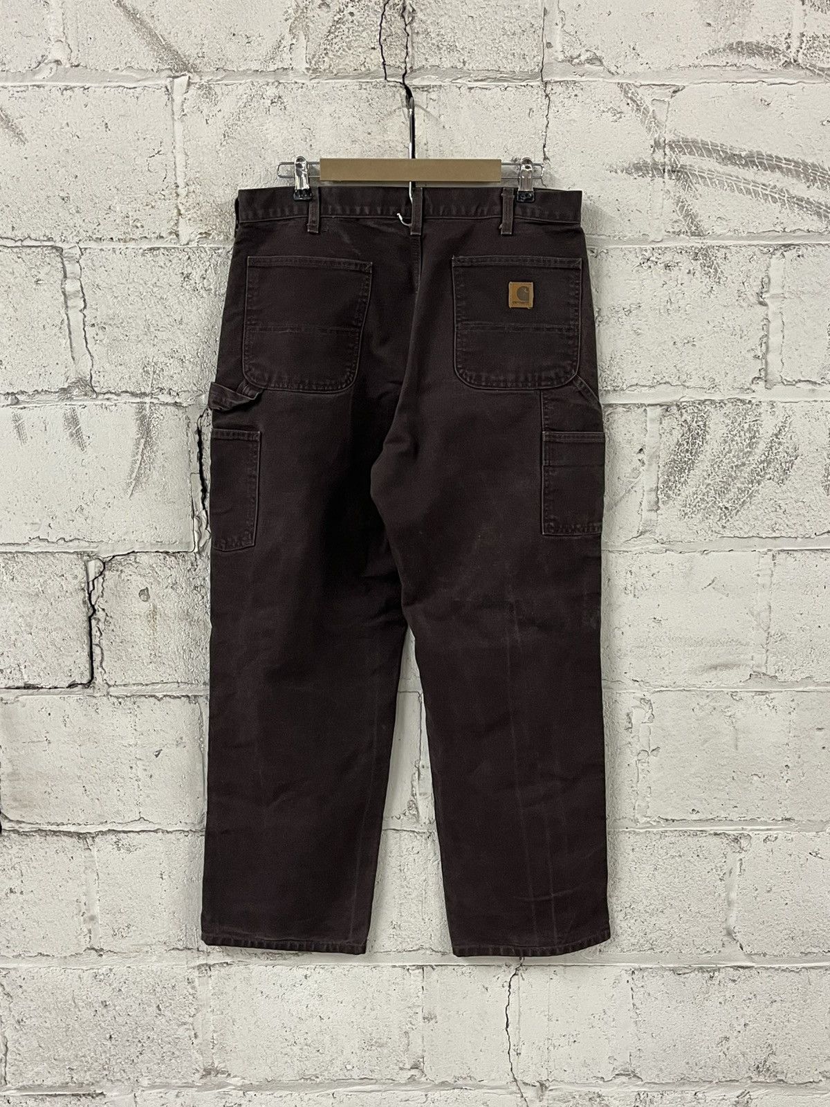 Carhartt Carhartt carpanter pants mocha brown baggy skater streetwear Size US 34 / EU 50 - 1 Thumbnail
