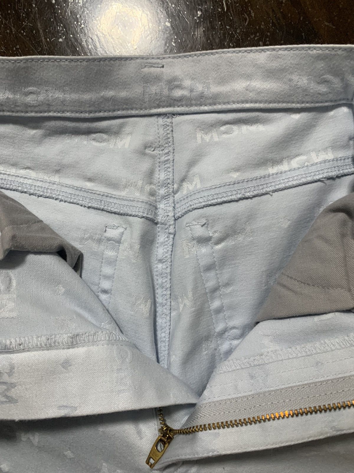 MCM Vintage MCM Legere Monogram Baby Blue Pants Size 24" / US 00 / IT 34 - 9 Thumbnail