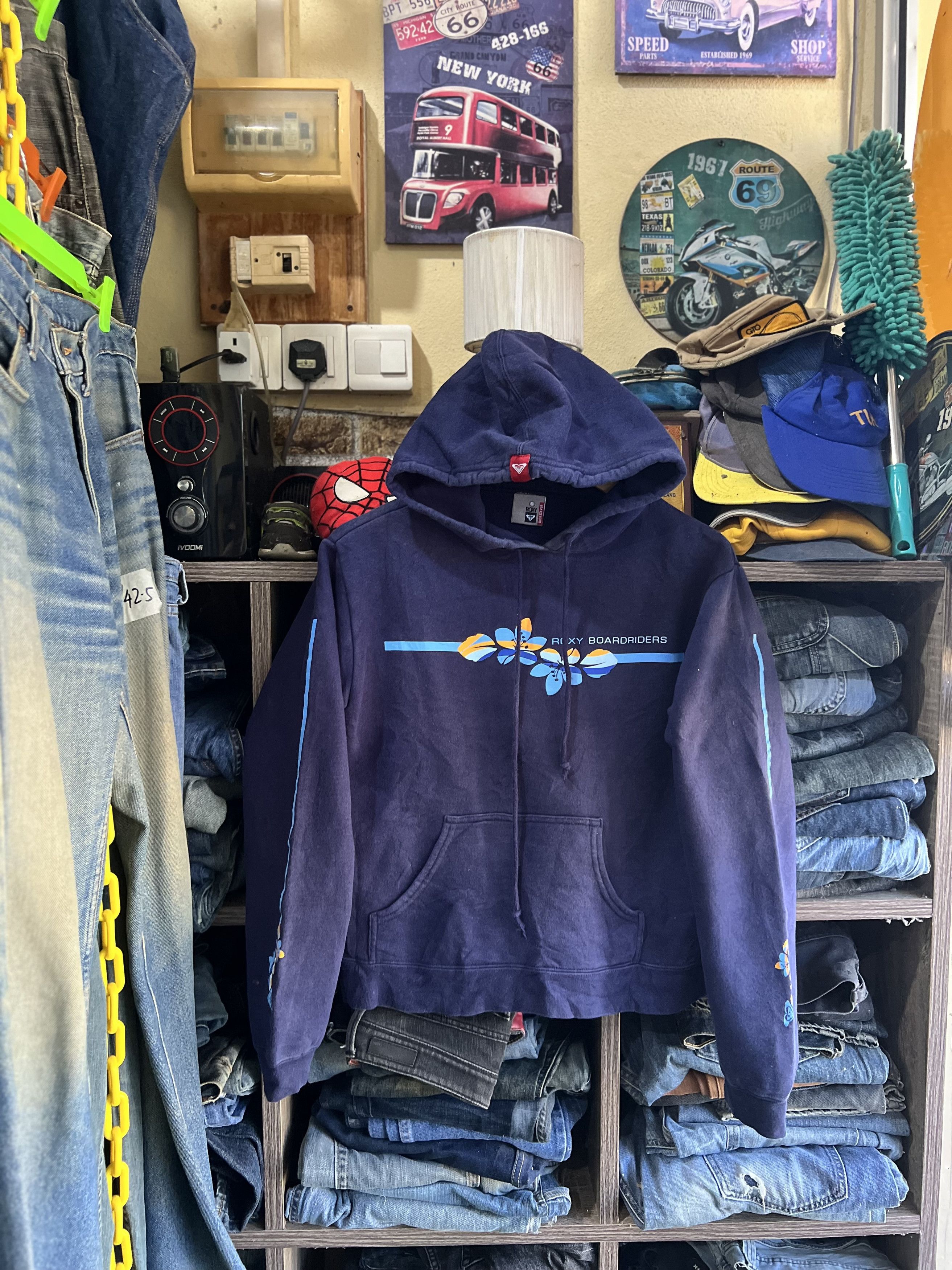 Quiksilver 🔥Roxy Boardriders Pullover Cropped Hoodie Size US S / EU 44-46 / 1 - 15 Thumbnail