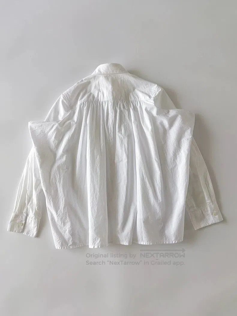 Comme des Garcons Tao Comme Des Garçons White Asymmetric Shirt . Size US S / EU 44-46 / 1 - 3 Thumbnail