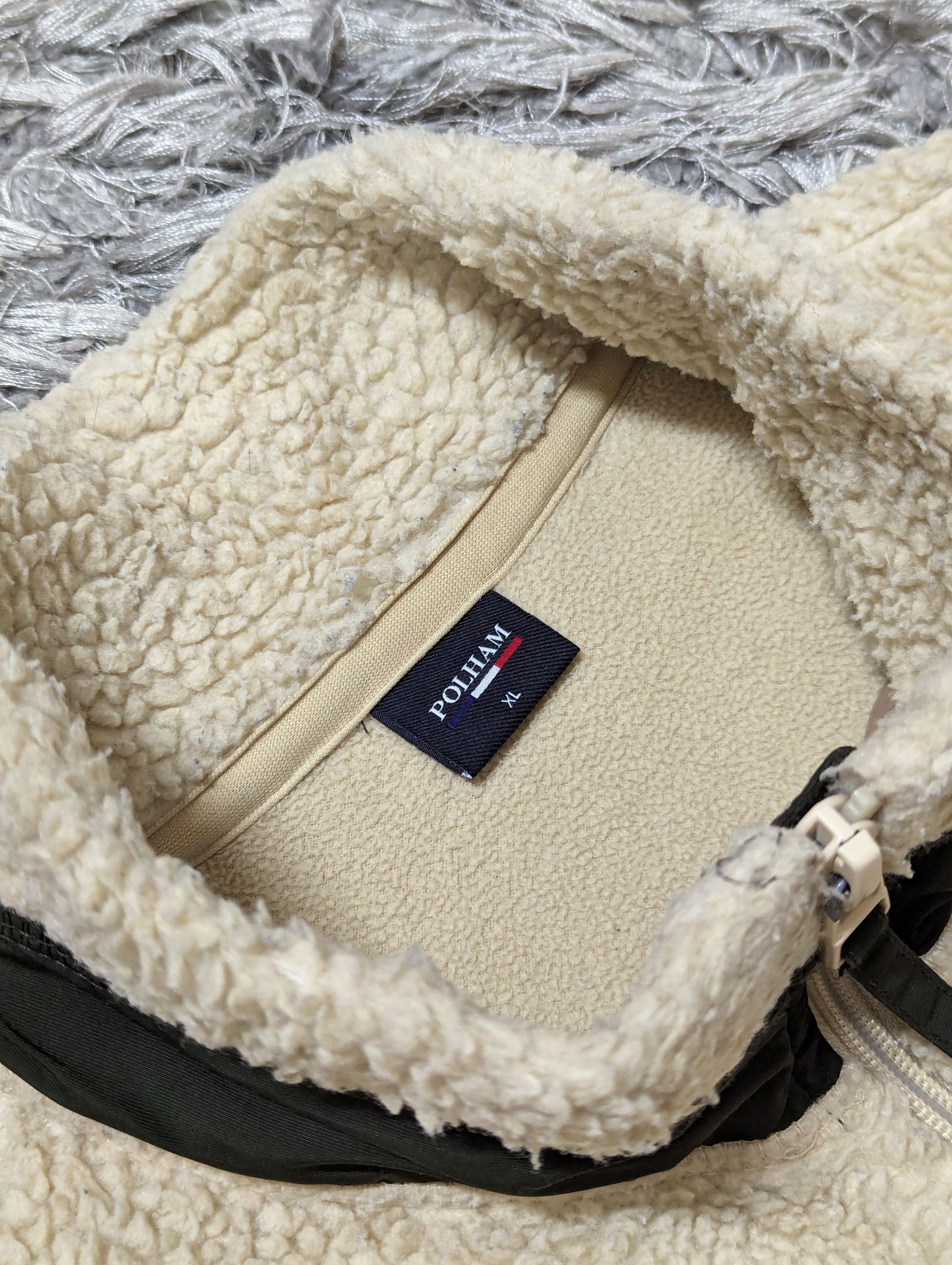 Other Polham Sherpa Jacket Fleece Shearling Retro Design Coat Size US XL / EU 56 / 4 - 8 Thumbnail
