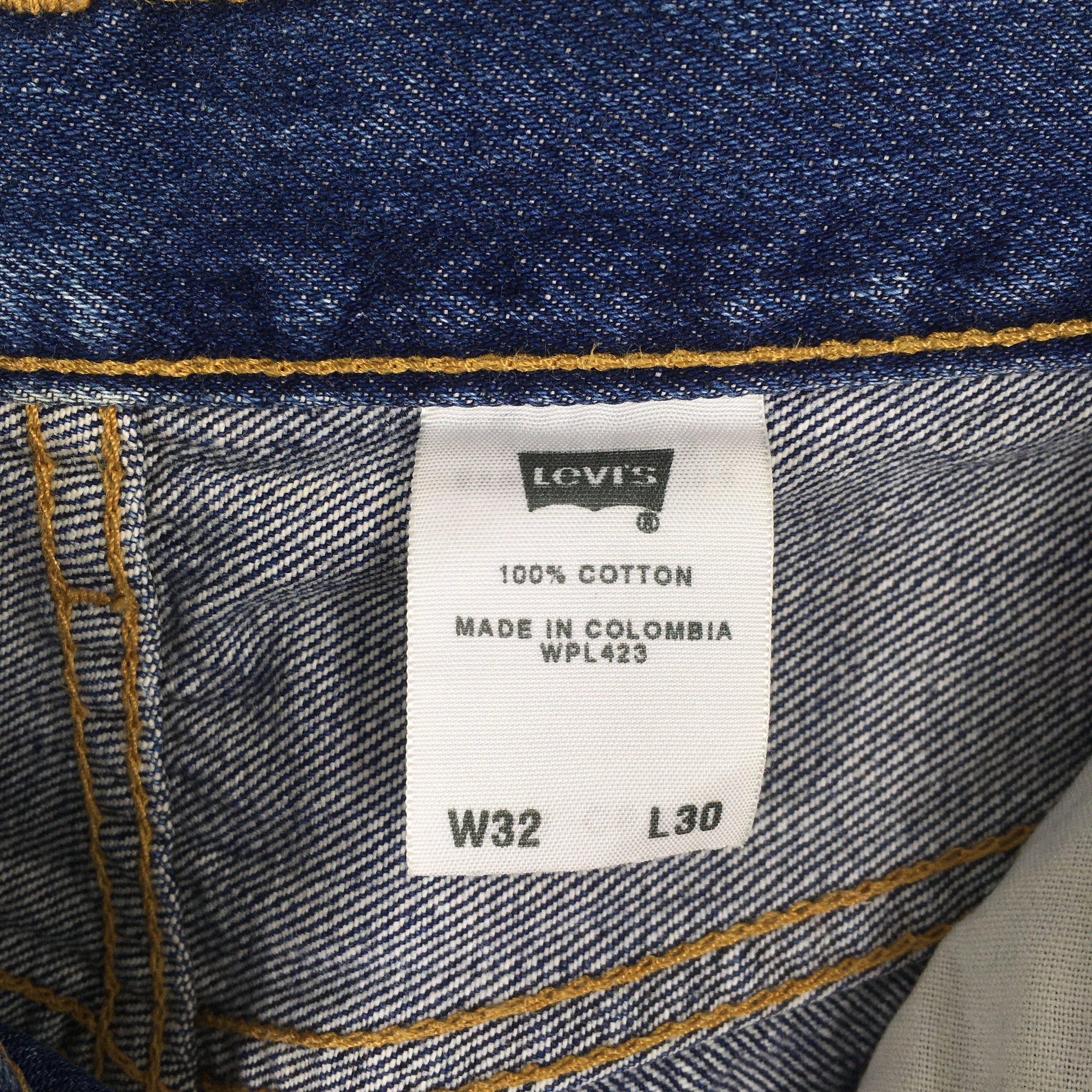 Levi's Size 30x29 Vintage 90s Levi's 501 Faded Blue Jeans S114 Size US 30 / EU 46 - 12 Thumbnail