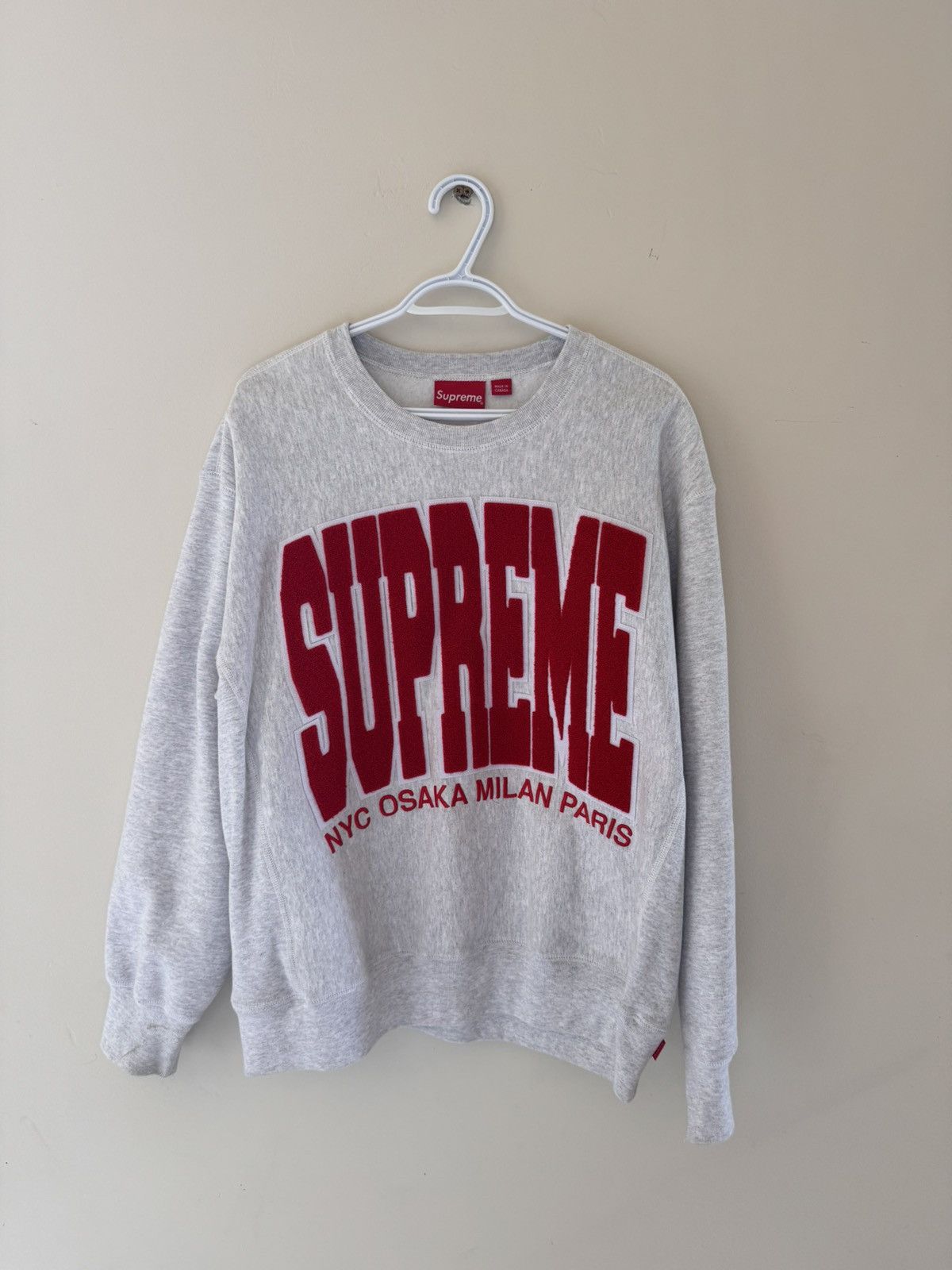 Supreme Supreme Cities Arc Crewneck | Grailed