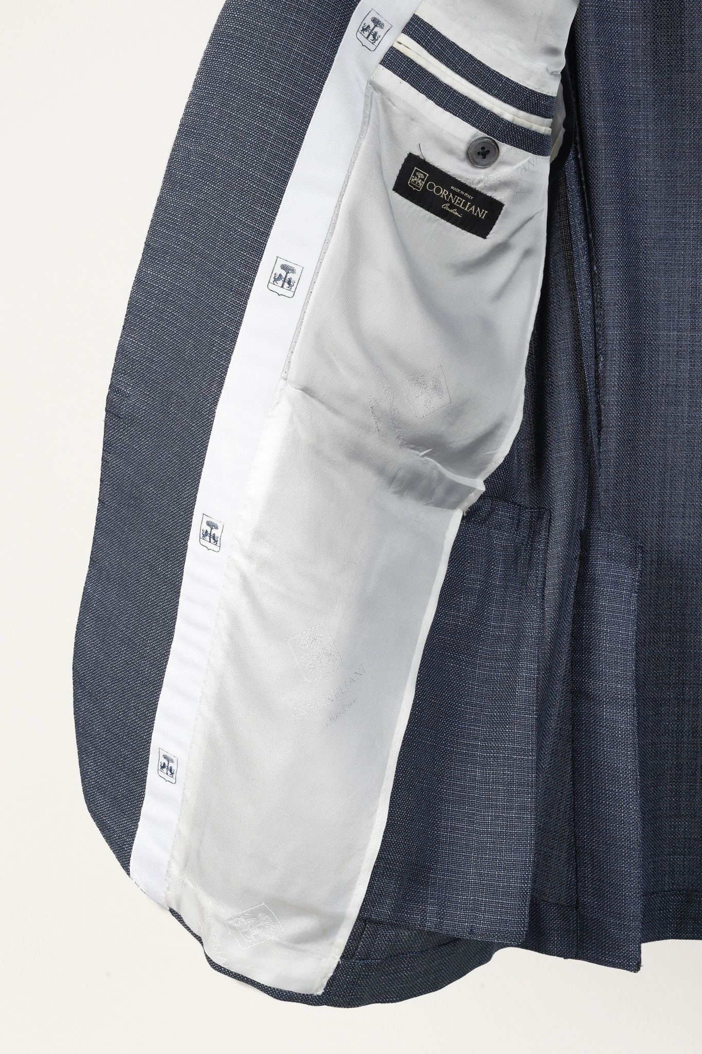 Corneliani Corneliani Blue Lightweight Wool & Silk Blazer Size 50R - 10 Thumbnail