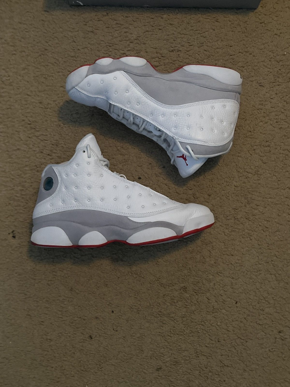 Jordan Brand White grey retro air jordan 13s Size US 10.5 / EU 43-44 - 4 Thumbnail
