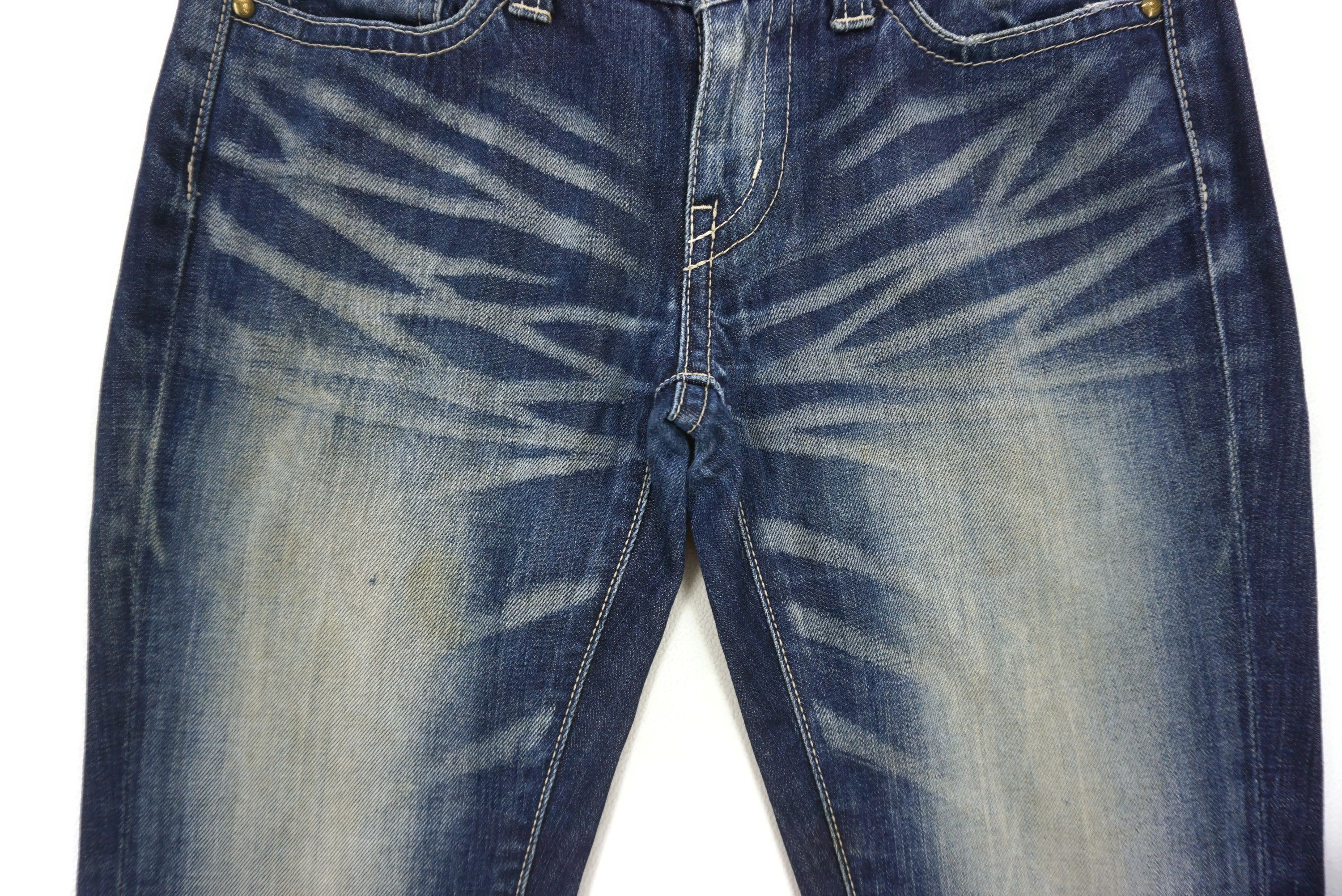 Japanese Brand Vanquish Jeans Size W30xL33.5 Gold Low-Rise Slim Denim Size US 28 / EU 44 - 6 Thumbnail