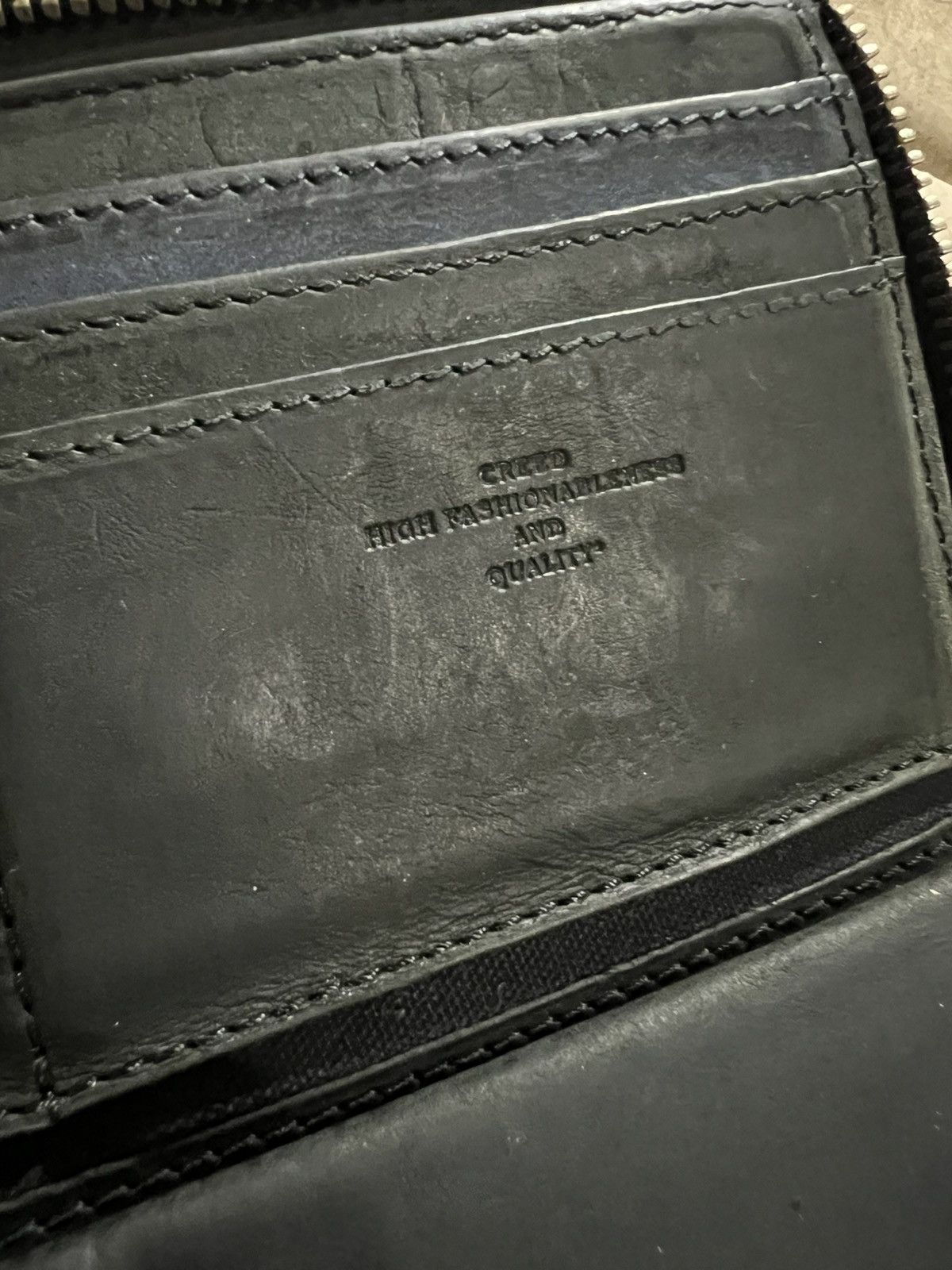 Creed × Genuine Leather × Isamu Katayama Backlash Creed 🇯🇵 Classic Continental Zip Around Leather Long Wallets Size ONE SIZE - 8 Thumbnail