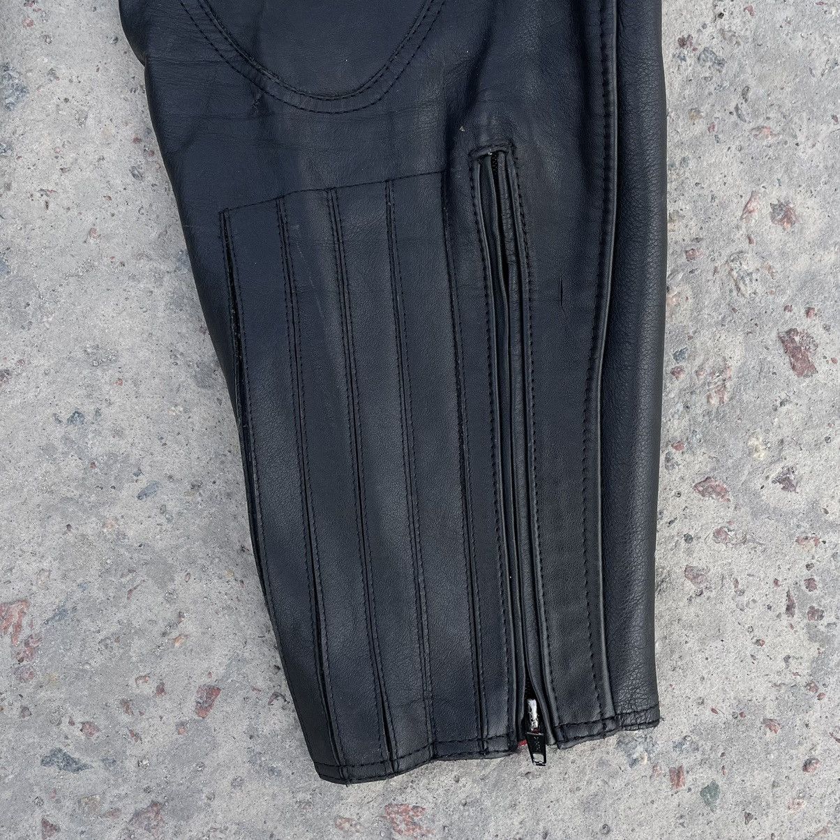Other Vintage Moto Leather Pants Road 34 Size 90s USA Y2K Size US 34 / EU 50 - 9 Thumbnail
