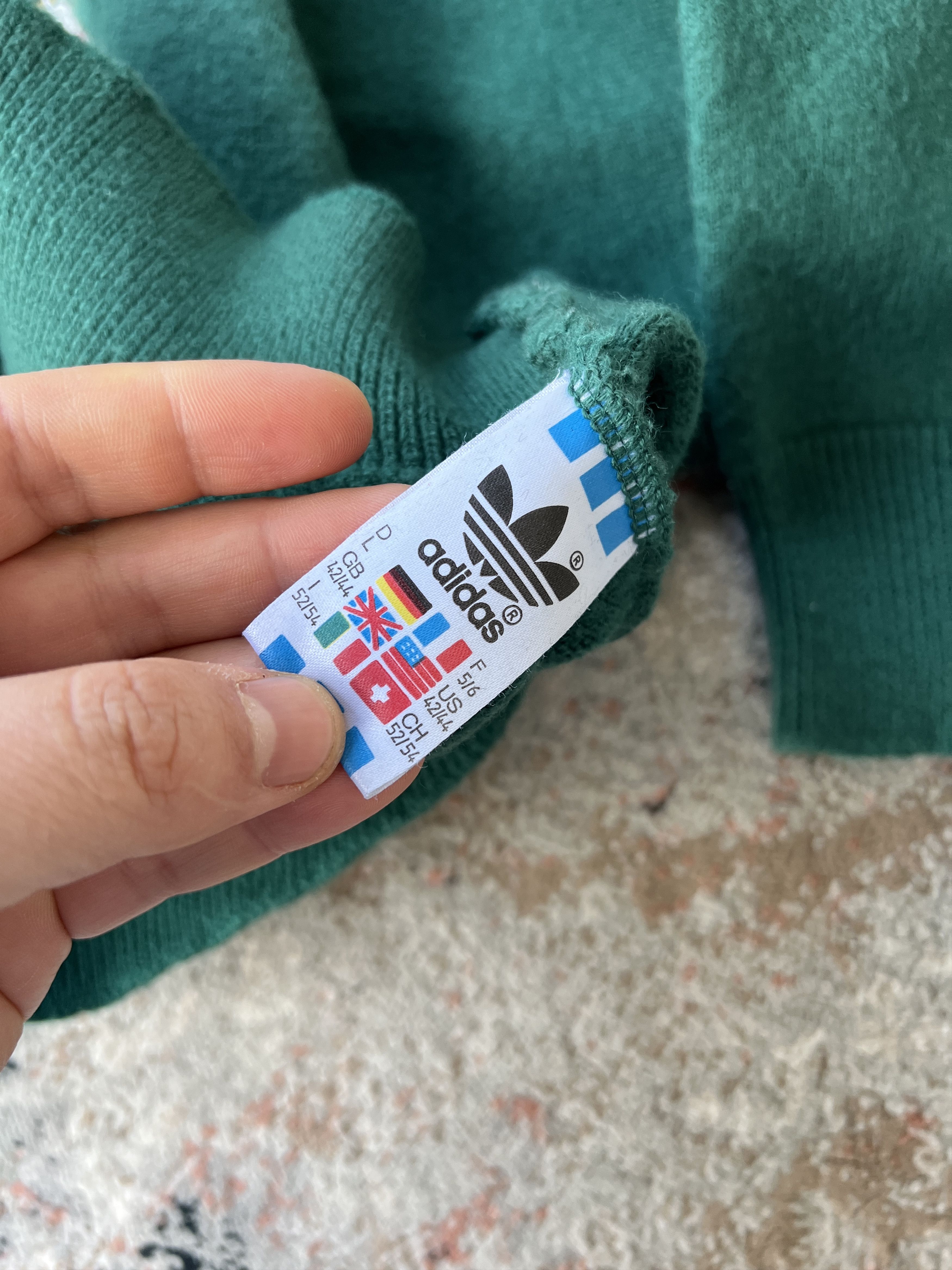 Adidas Adidas 80's Vintage Made In West Germany Sweater Size XS / US 0-2 / IT 36-38 - 2 Thumbnail