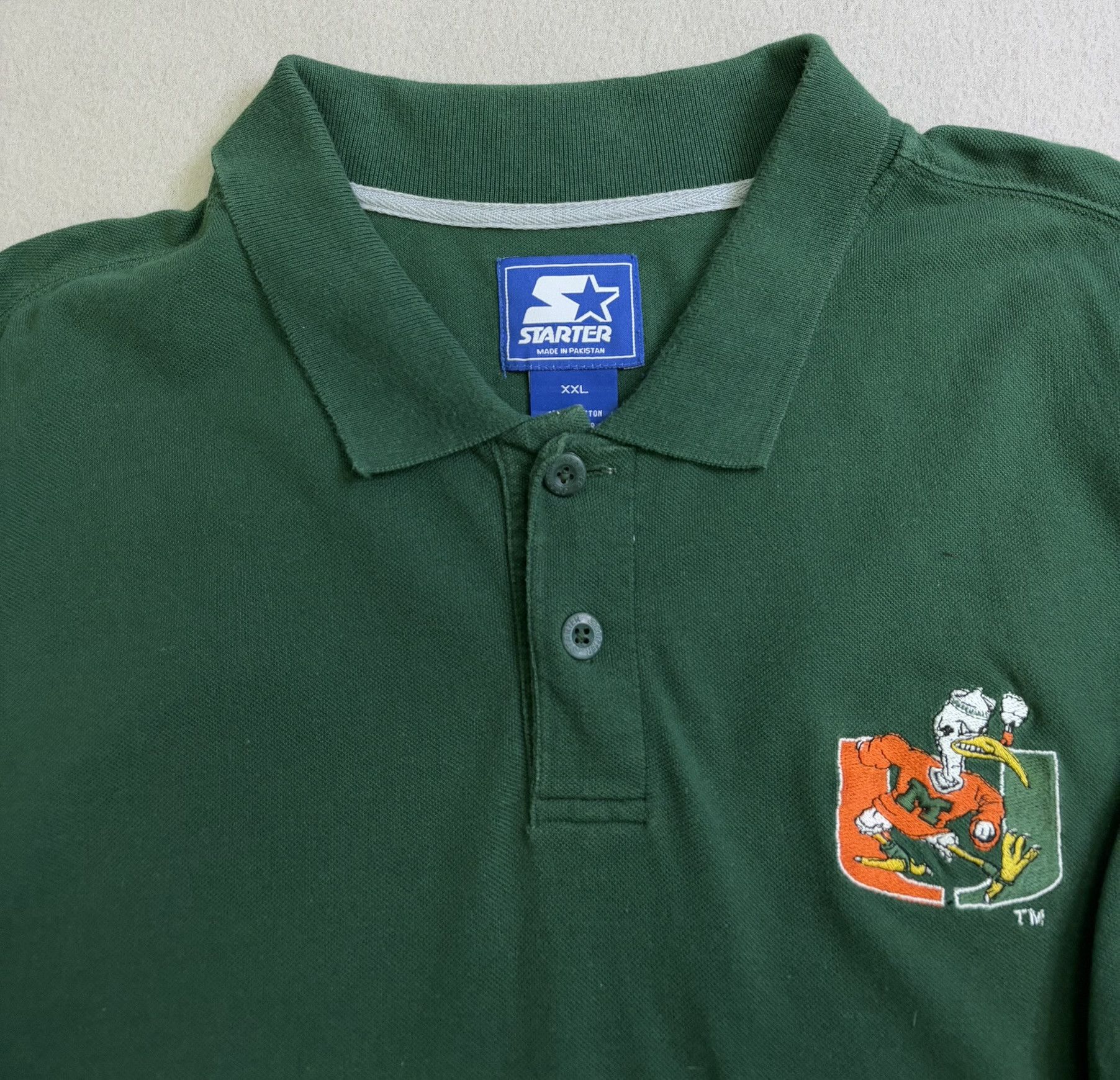 Starter × Vintage Polo Miami Hurricanes Starter Size. XXL Size US XXL / EU 58 / 5 - 12 Thumbnail