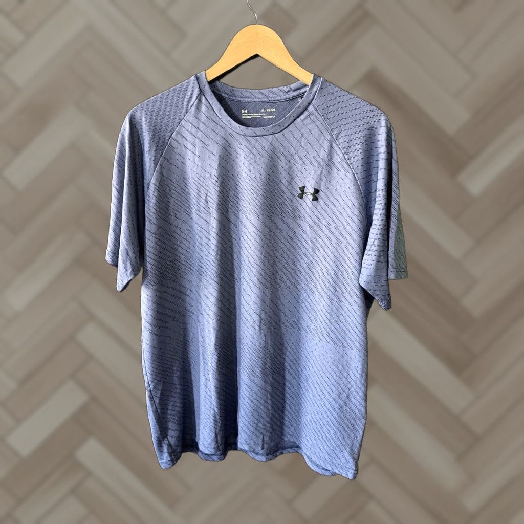 Under Armour Under Armour Mens T-Shirt Athletic Short Sleeve Breathable Size XL Blue Size US XL / EU 56 / 4 - 1 Thumbnail