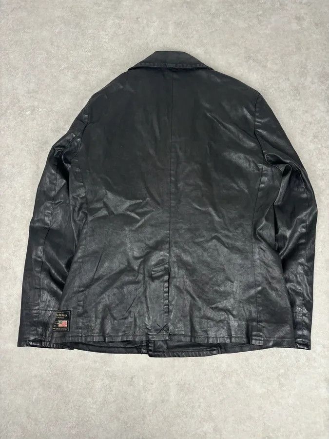 Polo Ralph Lauren AW2015 Ralph Lauren Black Officer Waxed Double-Breasted Coat Size US L / EU 52-54 / 3 - 5 Thumbnail