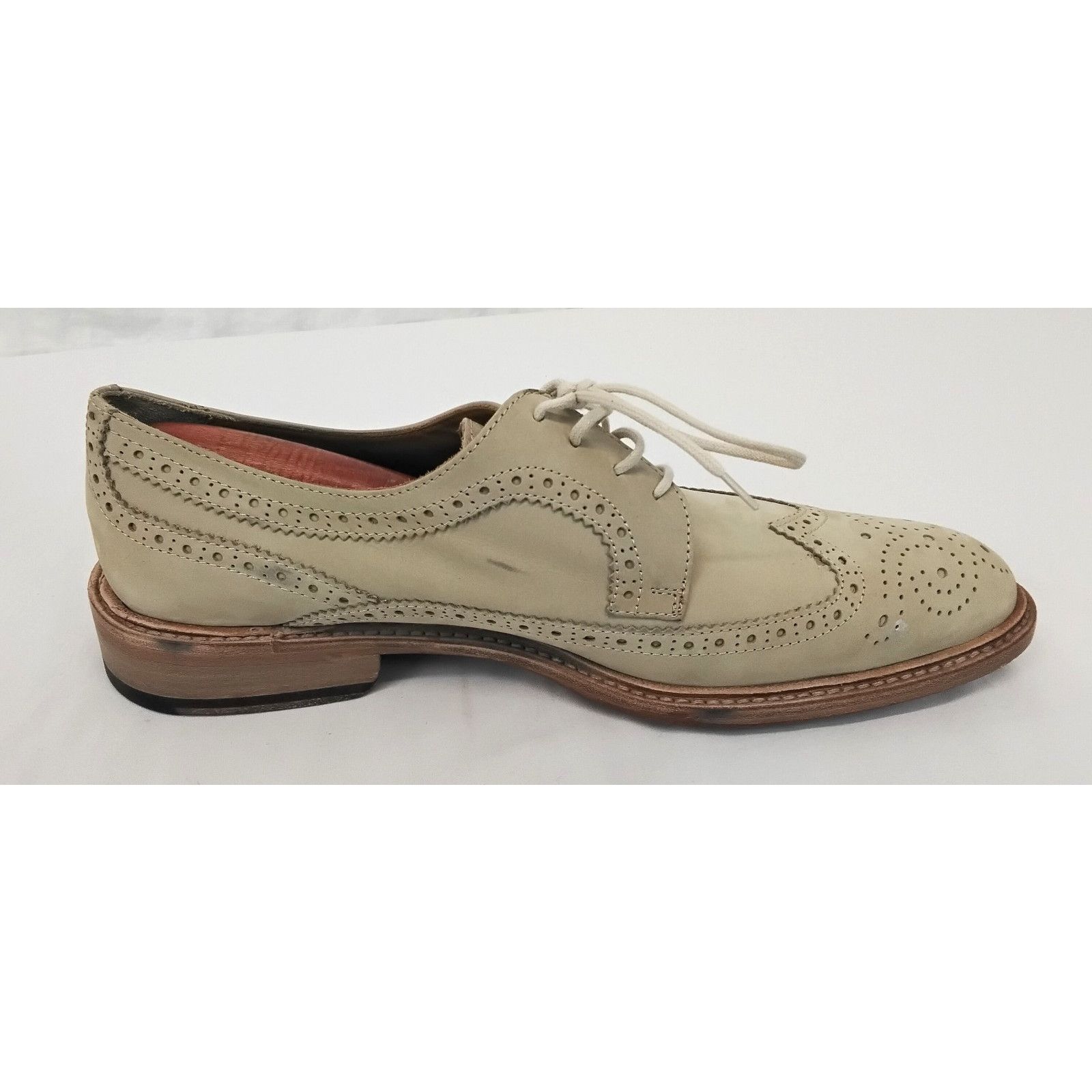 Nordstrom John W. Nordstrom Lucas Dress Shoes Men's Size 9M Sand Suede Size US 9 / EU 42 - 18 Thumbnail