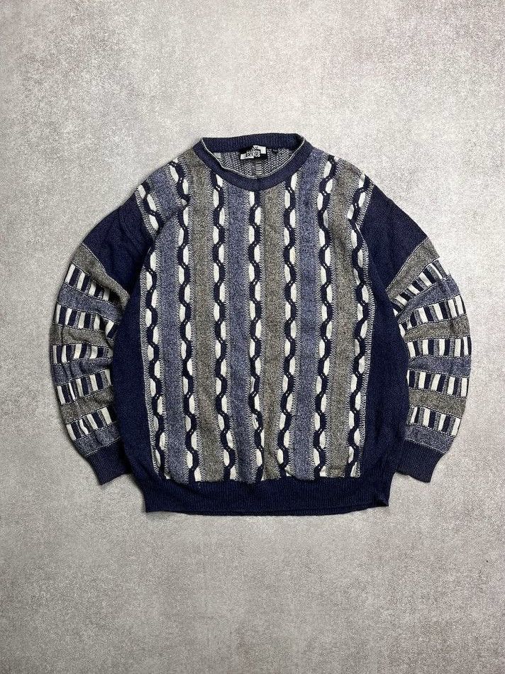 Vintage Vintage Coogi Style Abstract Grunge Sweater L Size US L / EU 52-54 / 3 - 1 Thumbnail
