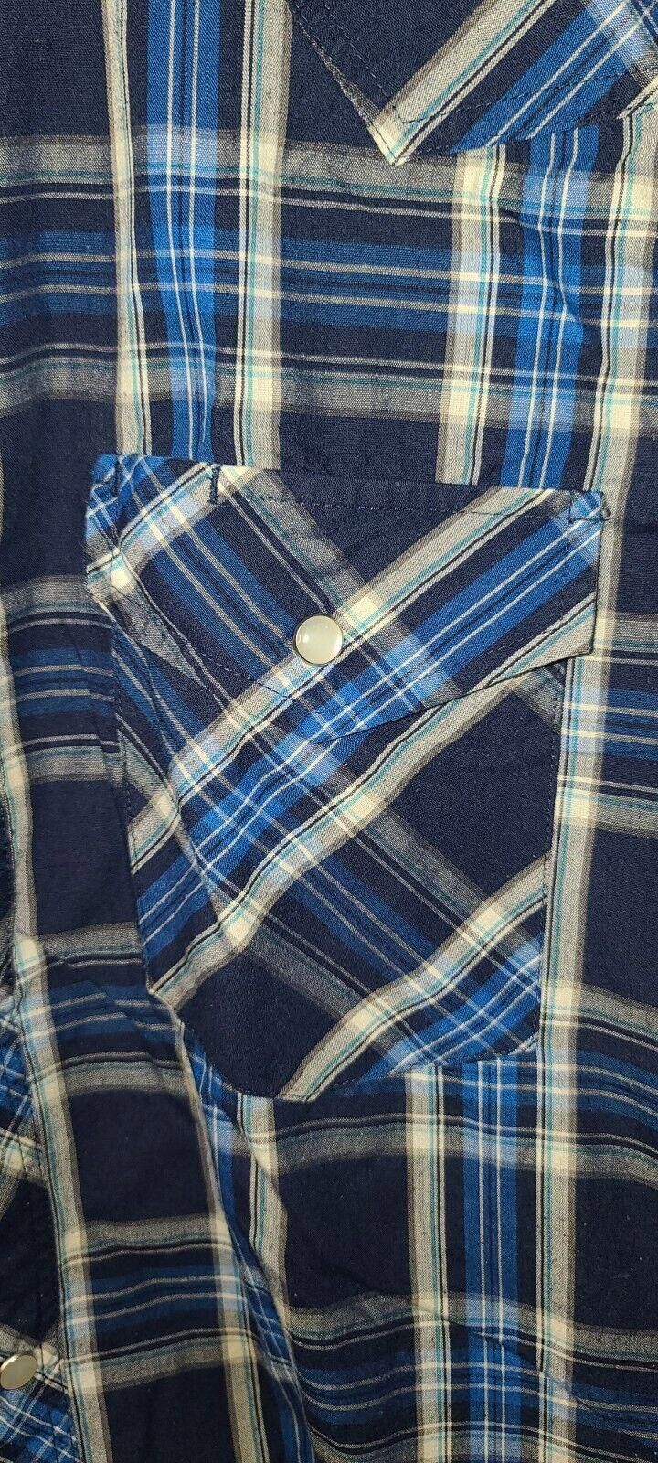 Designer High Noon Pearl Snap Western Shirt SMALL Men's Long Sleeve Size US S / EU 44-46 / 1 - 2 Thumbnail