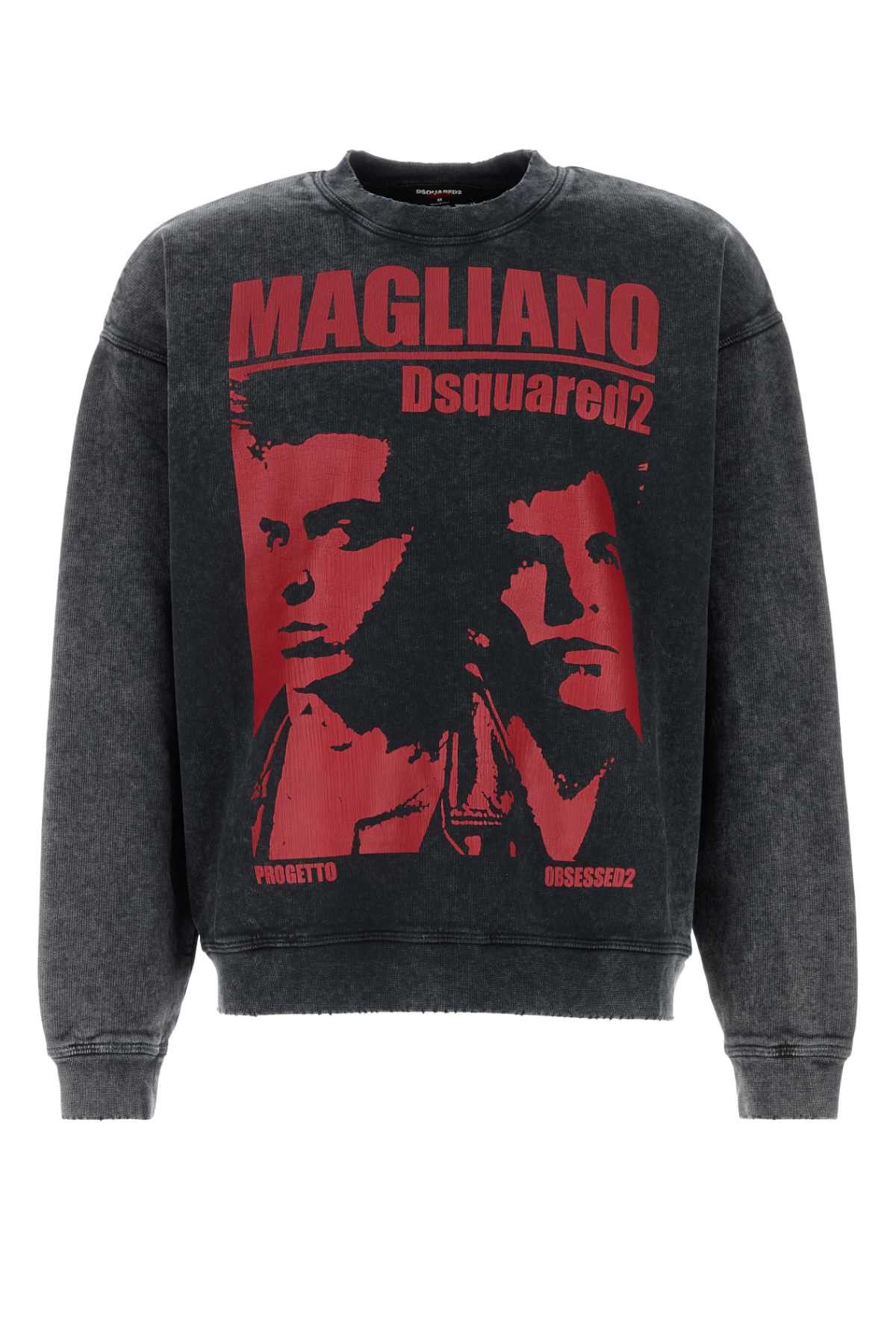 Dsquared2 Slated Cotton Dsquared X Magliano Sweatshirt Size US L / EU 52-54 / 3 - 1 Thumbnail