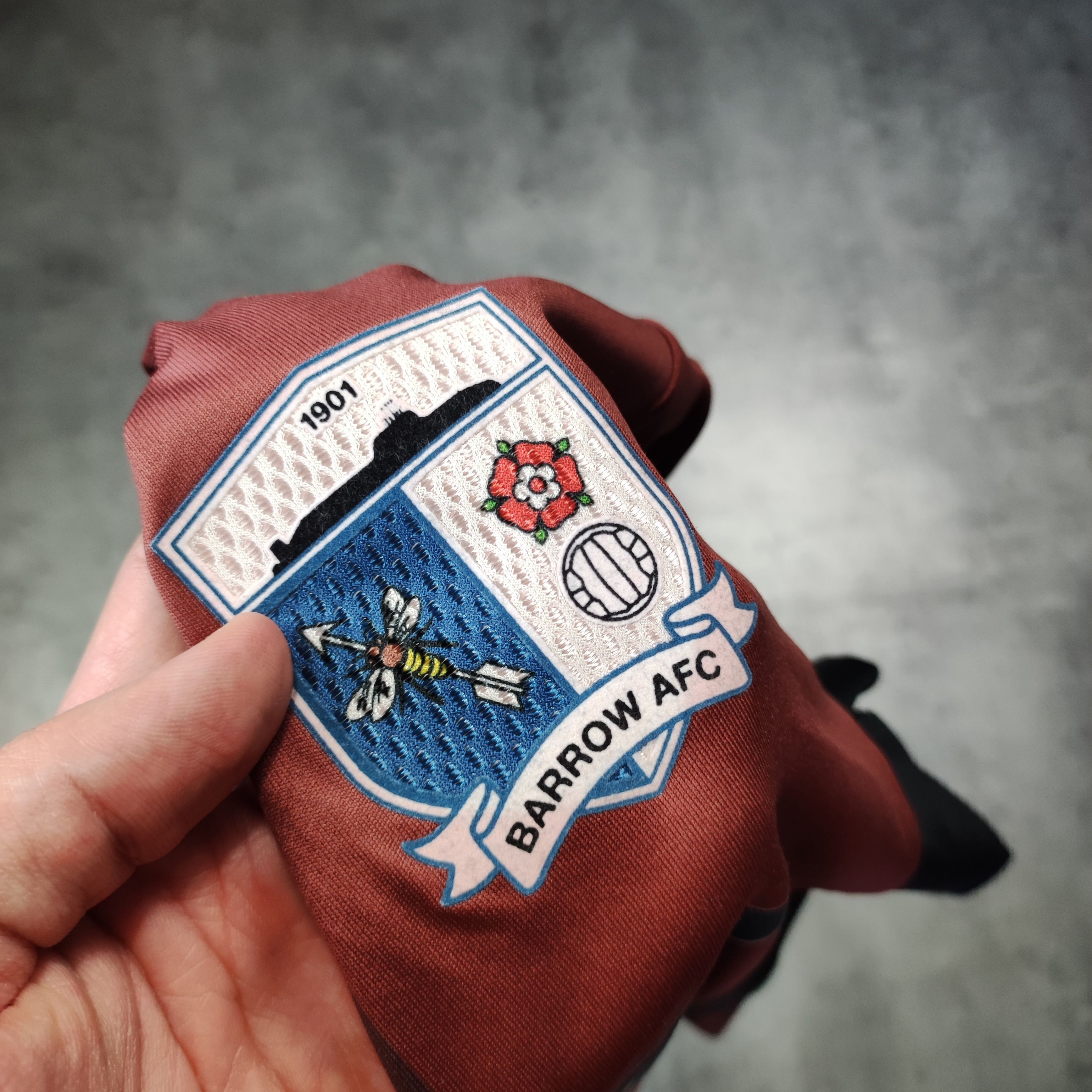 Vintage RARE Goalkeeper Metch Pro Barrow AFC Home Long Jersey Size US XL / EU 56 / 4 - 5 Thumbnail