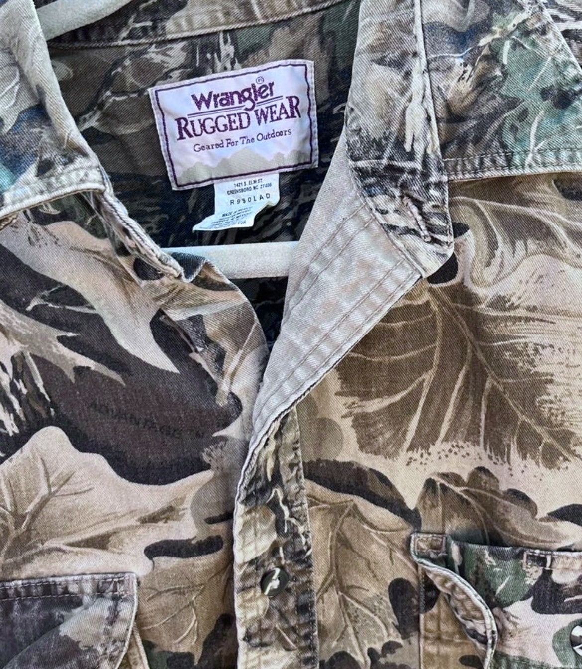 Wrangler Wrangler Rugged Wear Realtree Advantage Camo Shirt XL Size US XL / EU 56 / 4 - 5 Thumbnail