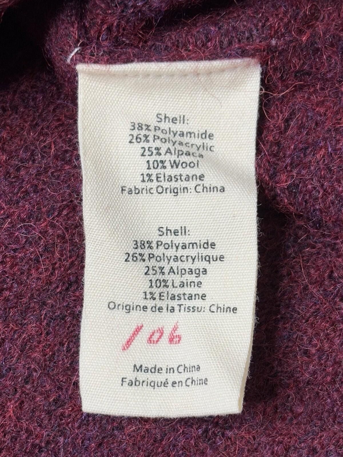 Other L'Agence Sweater Womens Small Tie Wool Alpaca Kimono Sleeve Size S / US 4 / IT 40 - 8 Thumbnail