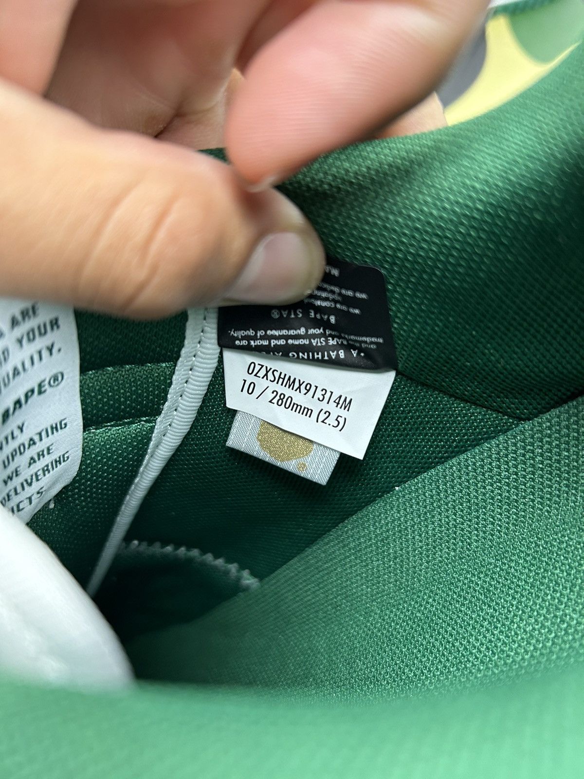 Bape BAPESTA OS #2 Size US 10 / EU 43 - 7 Thumbnail