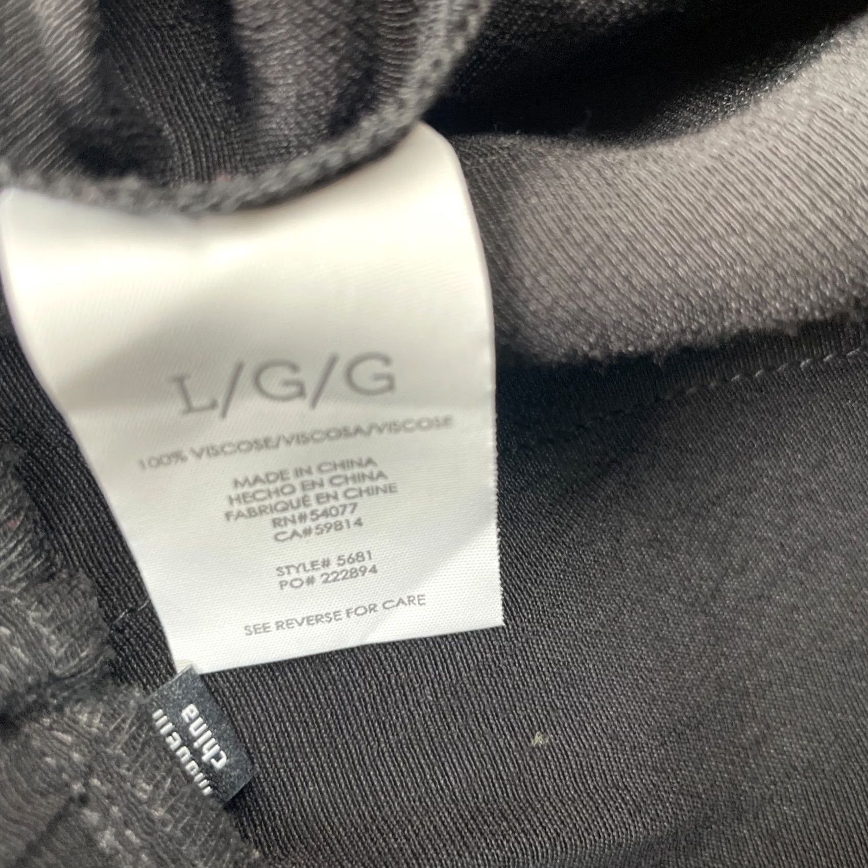 Vintage Cabi Pants Womens Large Black Cafe Lounger Wide Leg Elastic Waist Relaxed Flaw Size 24" / US 00 / IT 34 - 4 Thumbnail