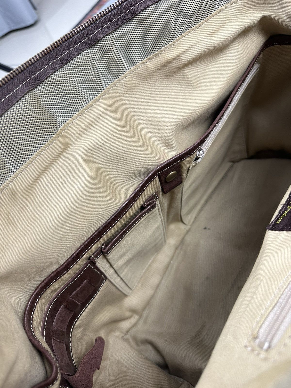 Leather × MasterPiece Vintage Masterpiece Chef Doeuvre Leather Tote Bag Size ONE SIZE - 10 Thumbnail