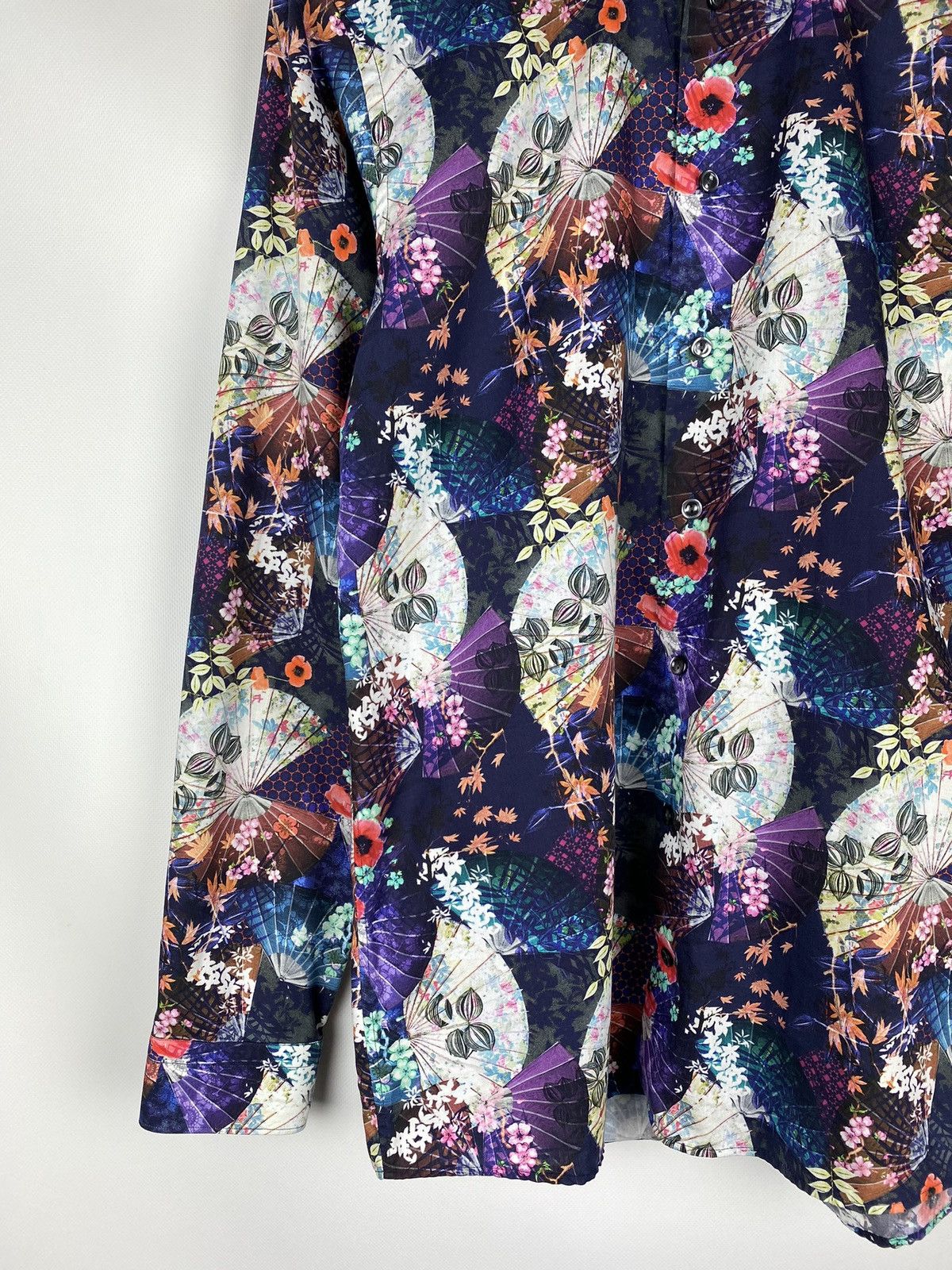 Eton Eton men’s floral pattern long sleeve button up shirt Size US S / EU 44-46 / 1 - 7 Thumbnail