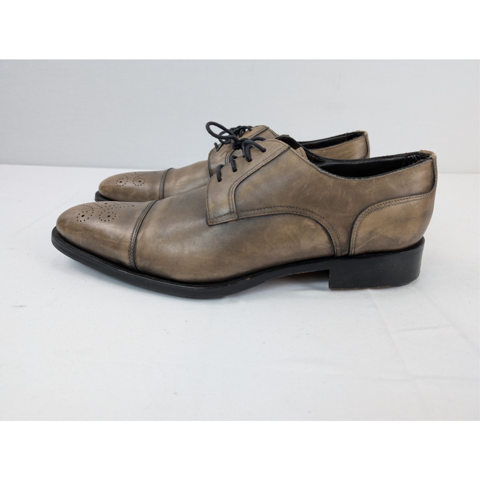 David Eden o1rshd1 CC20 Leather Shoe Boots in Beige Size US 10.5 / EU 43-44 - 8 Thumbnail